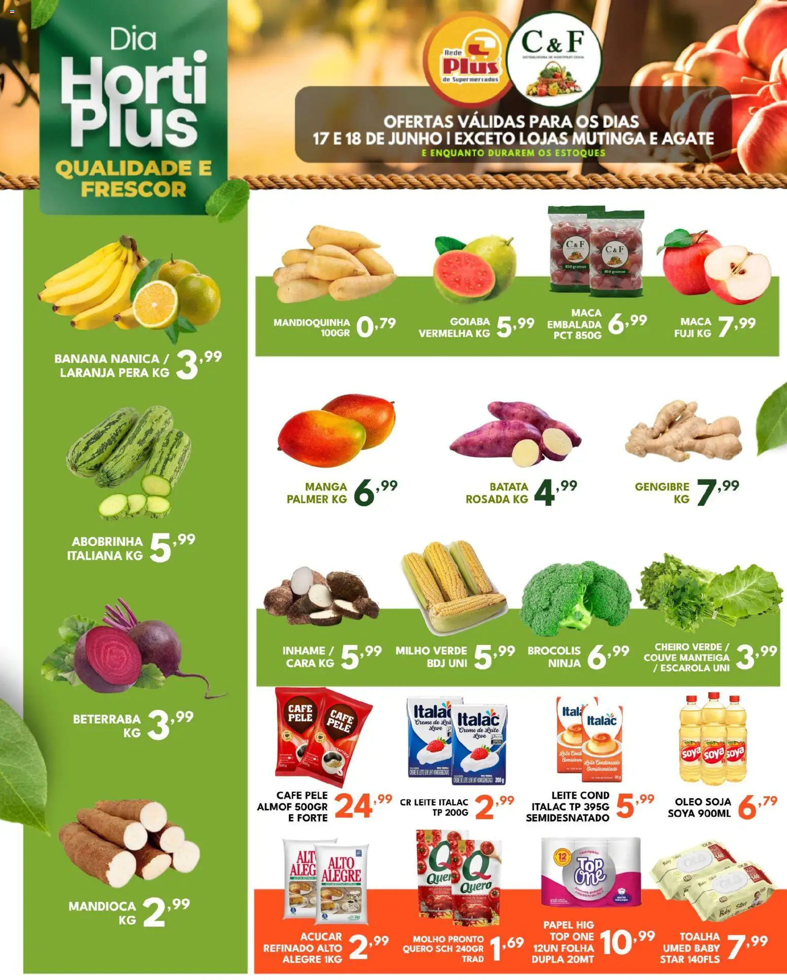 Pré-Visualização do folheto "Rede Plus Supermercados - Ofertas da semana" da loja Rede Plus Supermercados válido a partir de 17/06/2026