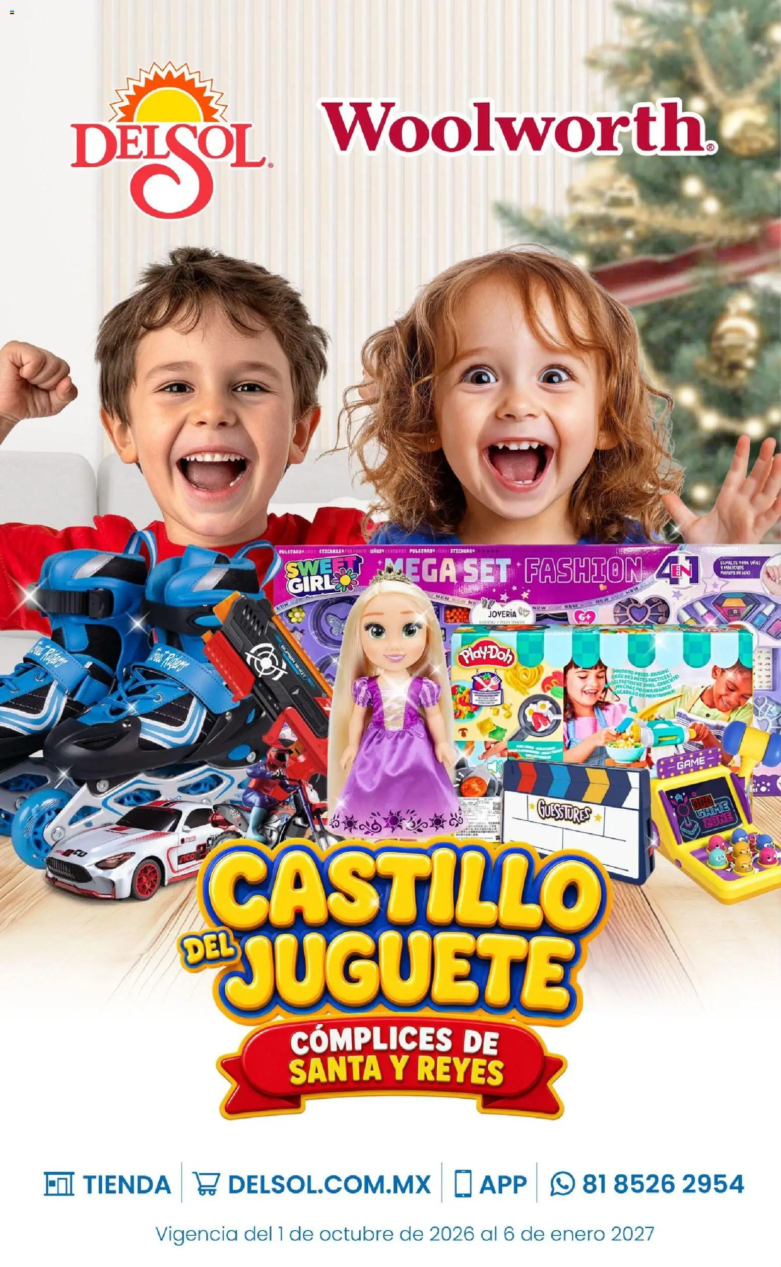 Vista previa las ofertas de la tienda Del Sol y Woolworth - Del Sol y Woolworth catálogo El Castillo del Juguete desde el 01/10/2026 - Pasta