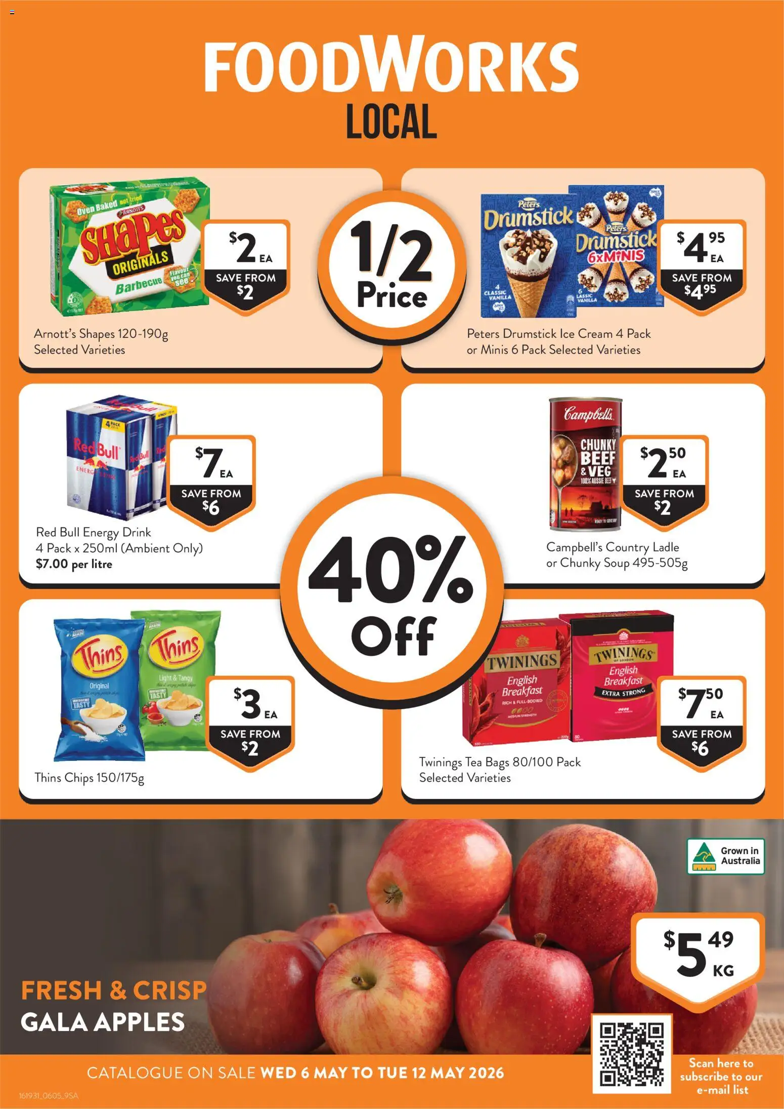 Preview of catalogue Foodworks catalogue SA from shop Foodworks valid 06/05/2026