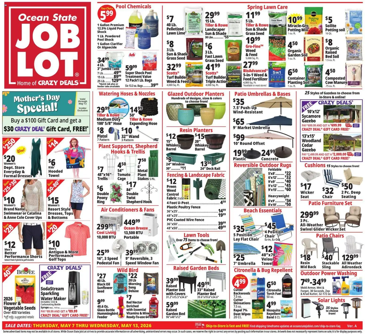 Ad Preview of Ocean State Job Lot Ocean State Job Lot Weekly Ad from 05/07/2026