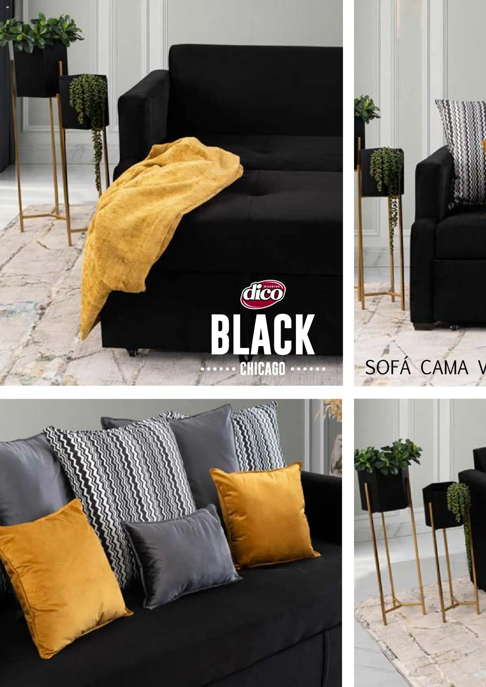 Vista previa las ofertas de la tienda Muebles Dico - Muebles Dico catálogo Black Chicago desde el 17/03/2026 