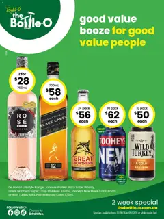 Preview of catalogue The Bottle-O catalogue CANBERRA from shop The Bottle-O valid 22/06/2026