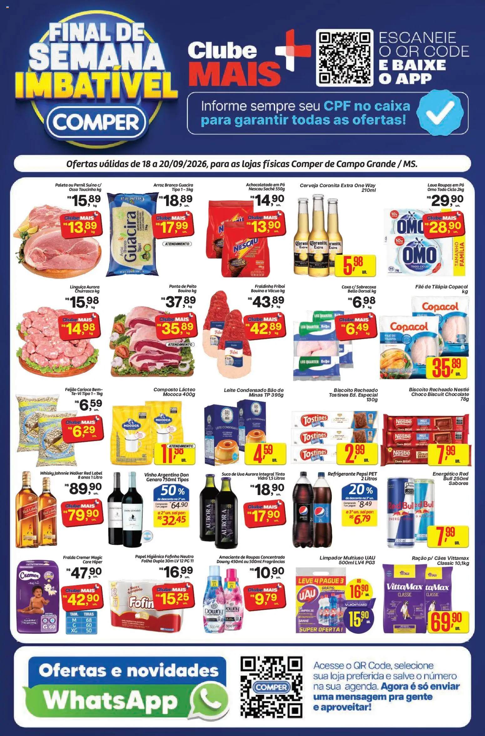 Pré-Visualização do folheto "Comper - Ofertas da semana" da loja Comper válido a partir de 18/09/2026