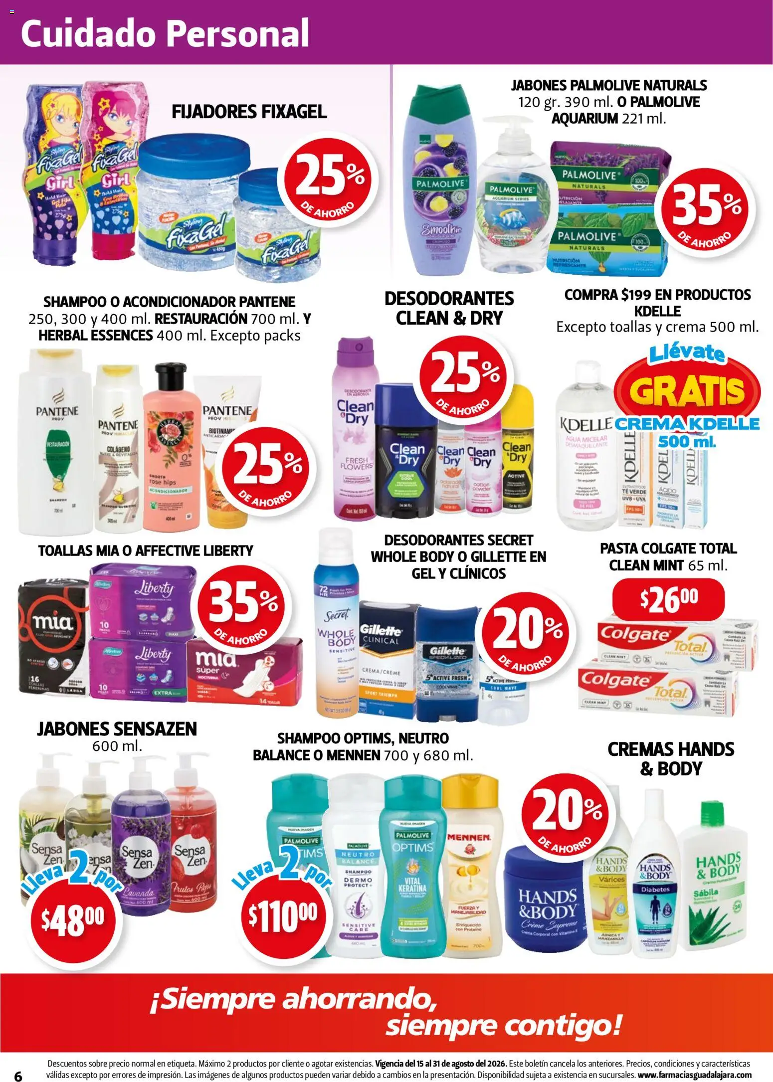 Vista previa las ofertas de la tienda Farmacia Guadalajara - Farmacia Guadalajara catálogo desde el 15/08/2026 