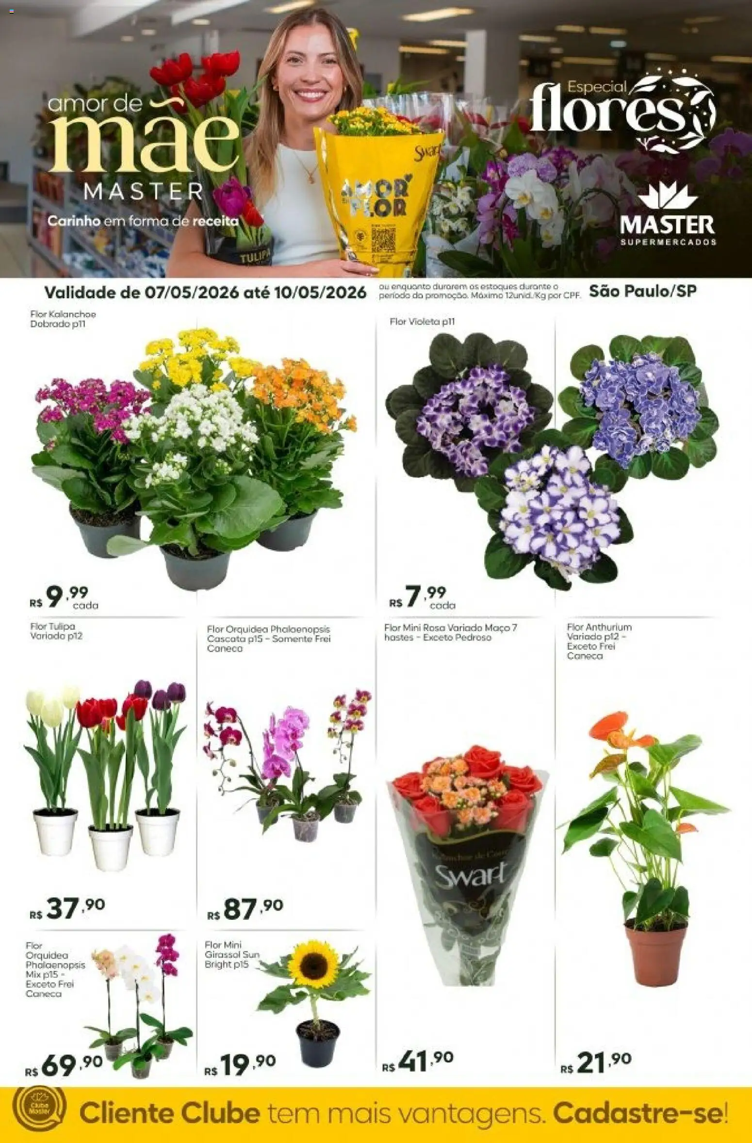 Pré-Visualização do folheto "Master ofertas Flores" da loja Master válido a partir de 07/05/2026