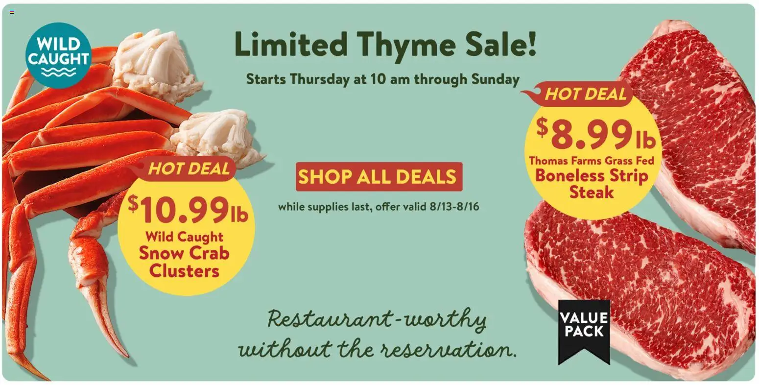 Ad Preview of Fresh Thyme Fresh Thyme Weekly Ad from 08/12/2026