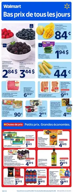 Un aperçu du dépliant Walmart circulaire du magasin Walmart est valide à partir 21 mai 2026