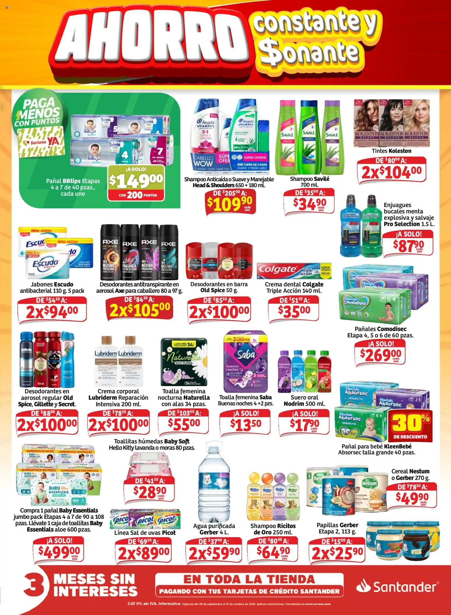 Vista previa las ofertas de la tienda Soriana - Soriana folleto Mercado Ahorro constante y sonante desde el 09/10/2026 
