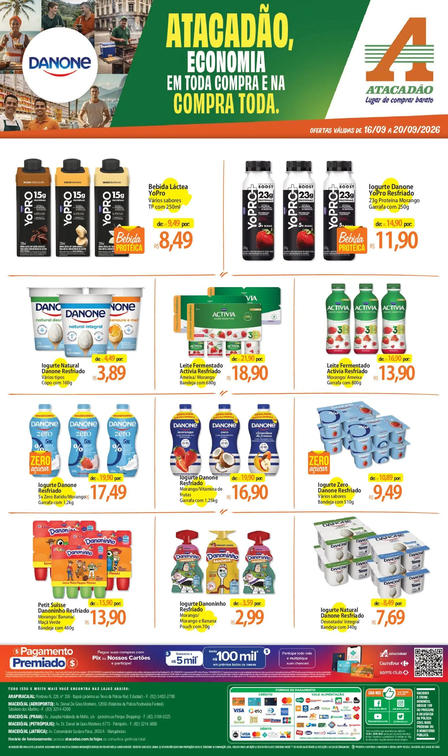 Pré-Visualização do folheto "Atacadão ofertas - AL" da loja Atacadão válido a partir de 16/09/2026