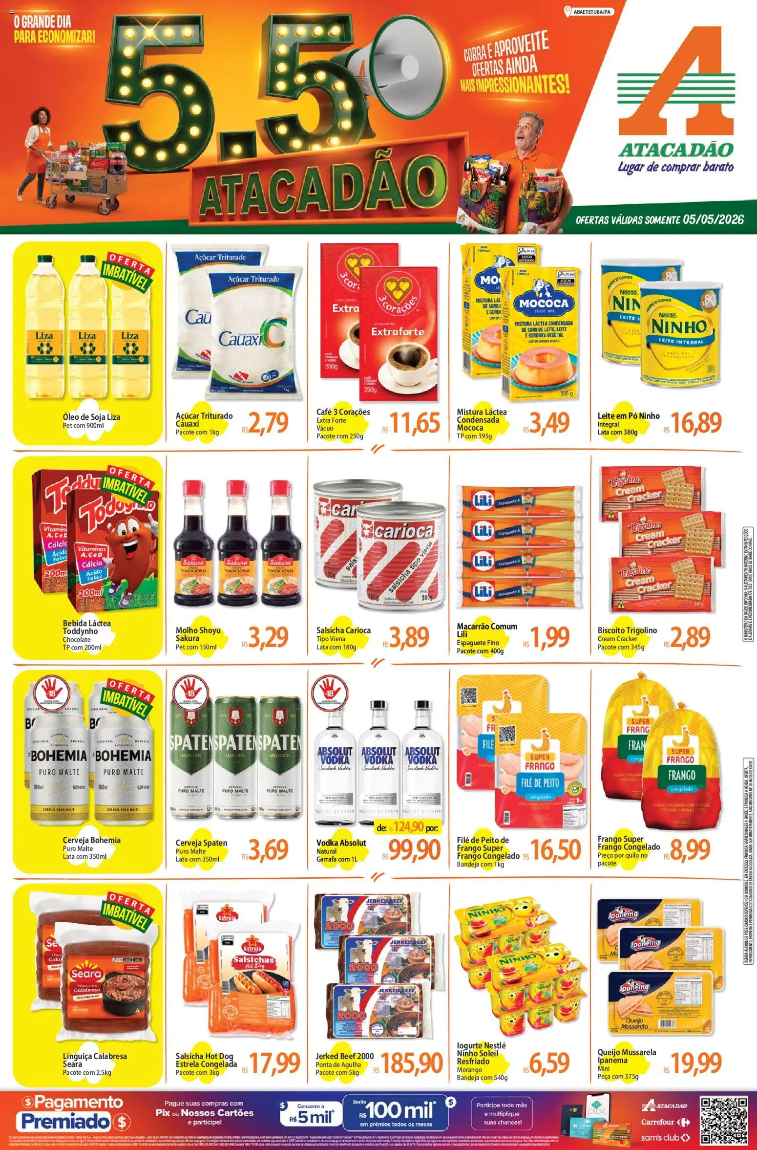 Pré-Visualização do folheto "Atacadão ofertas - PA" da loja Atacadão válido a partir de 05/05/2026