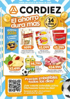 Vista previa del folleto de la tienda Cordiez válido desde el 14/05/2026 