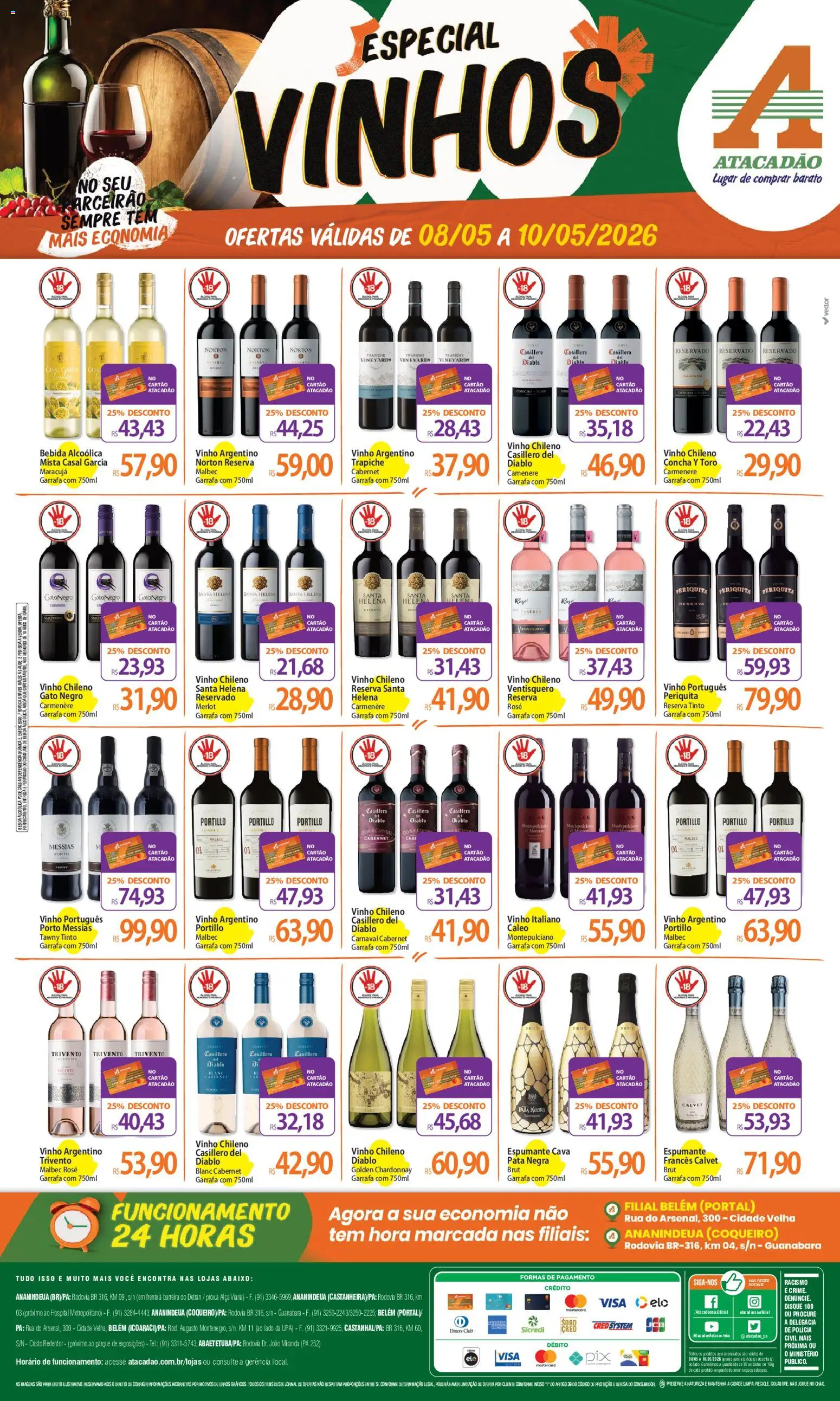 Pré-Visualização do folheto "Atacadão ofertas - PA" da loja Atacadão válido a partir de 08/05/2026