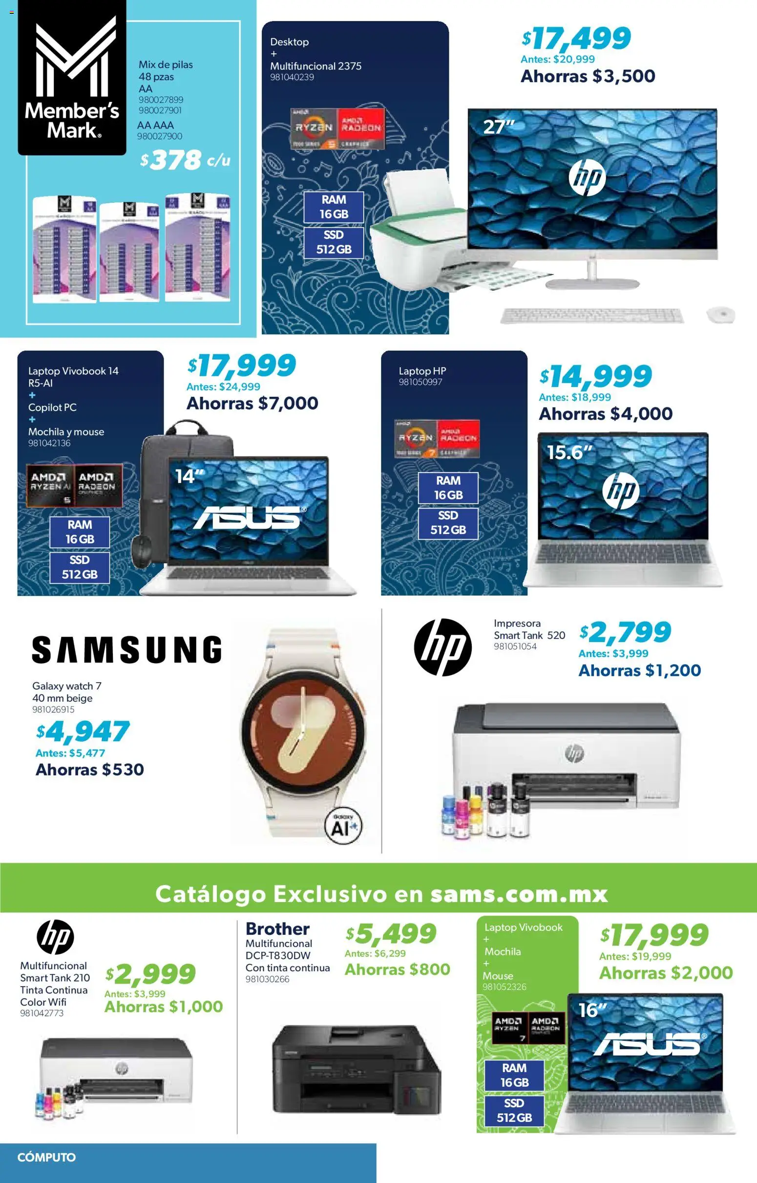 Vista previa las ofertas de la tienda Sam's Club - Sam's Club catálogo desde el 05/08/2026 
