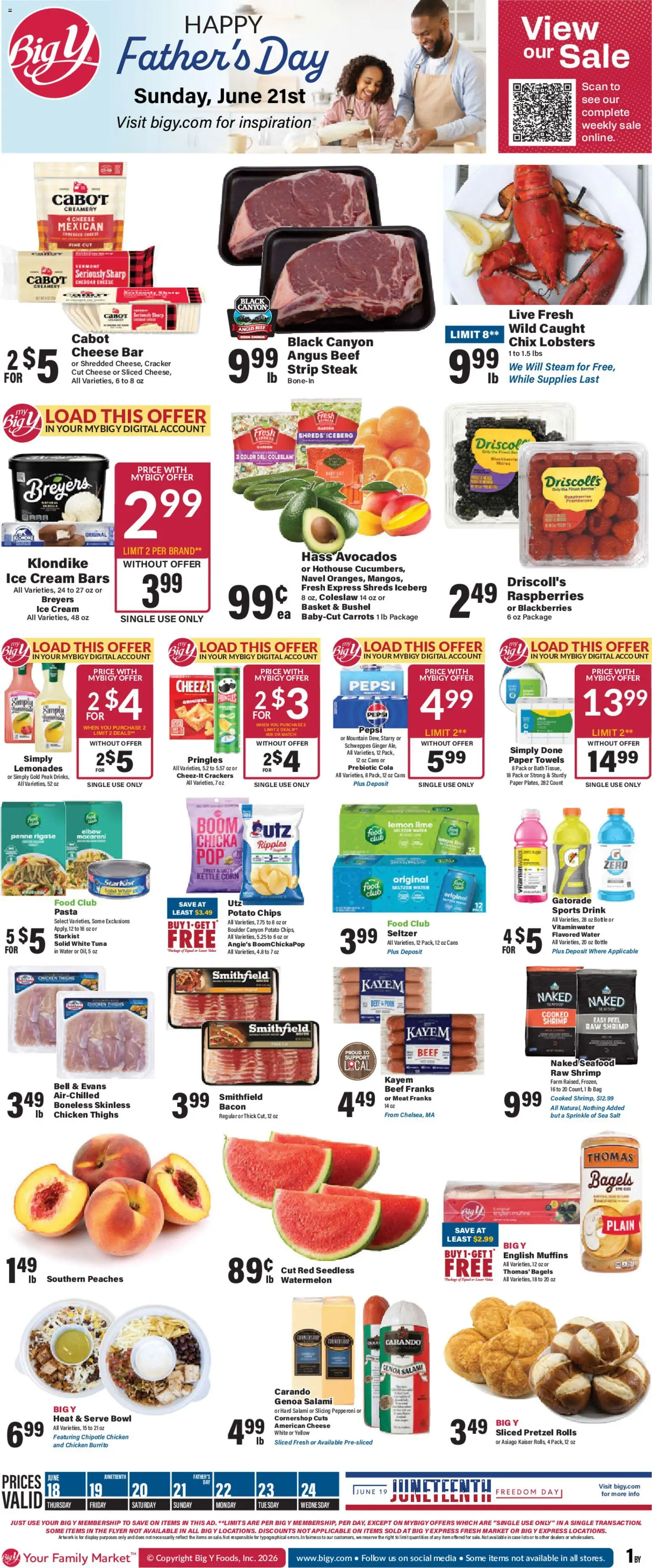 Ad Preview of Big Y Big Y Weekly Ad from 06/18/2026