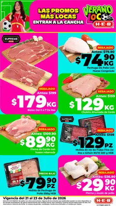 Vista previa las ofertas de la tienda H-E-B - H-E-B folleto Las promos más locas desde el 21/07/2026 