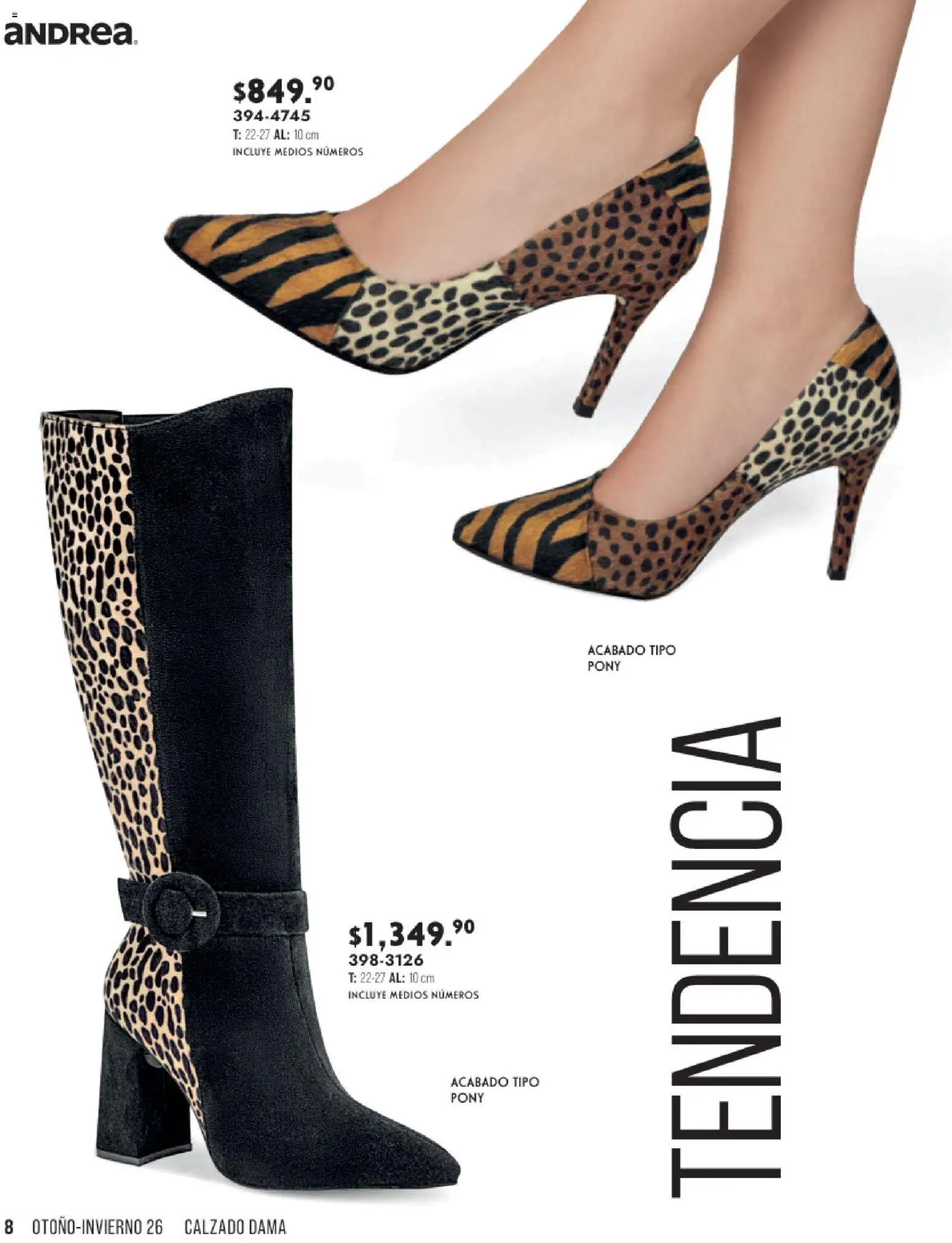 Vista previa las ofertas de la tienda Andrea - Andrea catálogo Otoño Invierno desde el 23/08/2026 