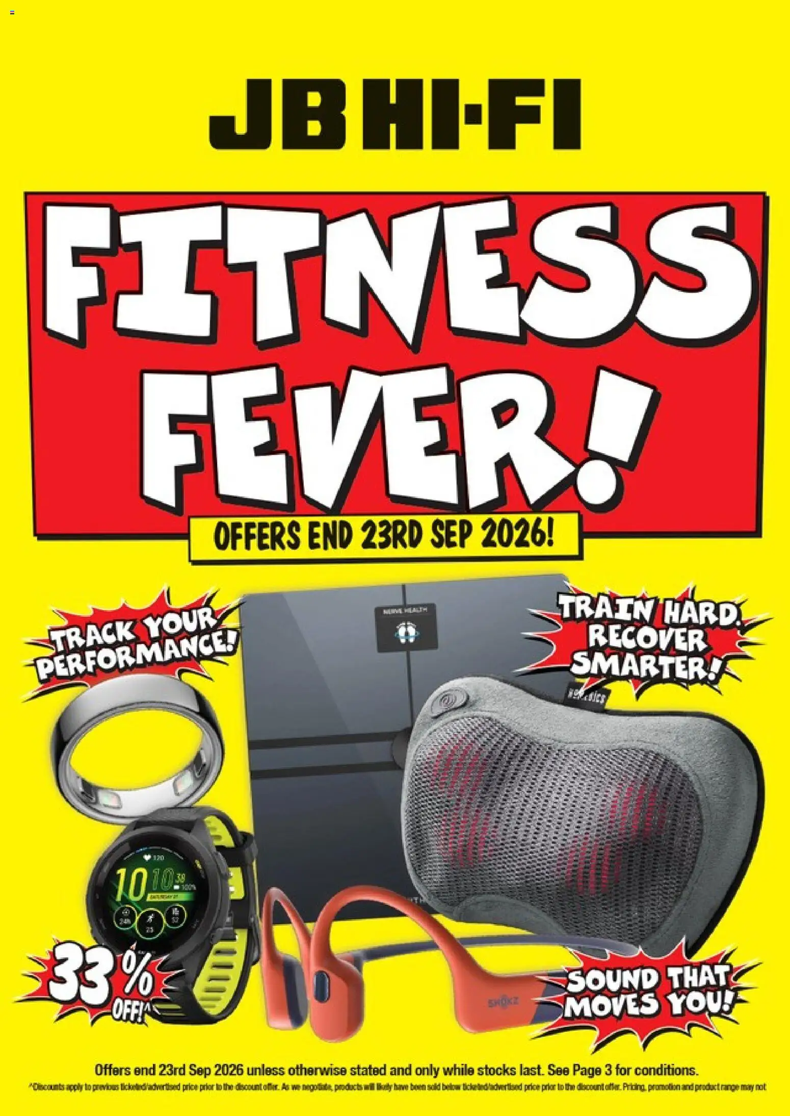 Preview of catalogue JB Hi-Fi - Fitness Fever from shop JB Hi-Fi valid 17 Sept 2026