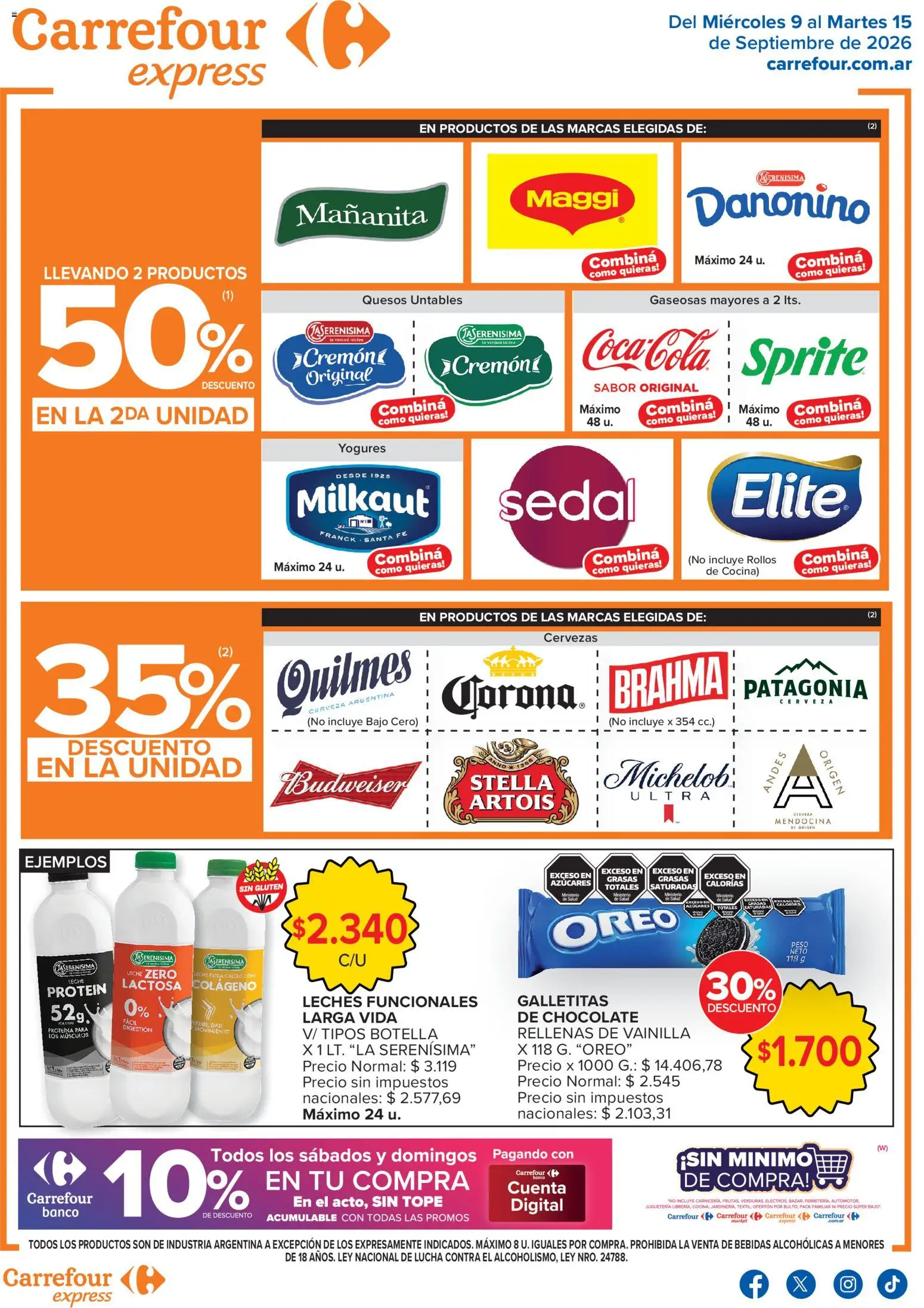 Vista previa del folleto de la tienda Carrefour Express válido desde el 09/09/2026 