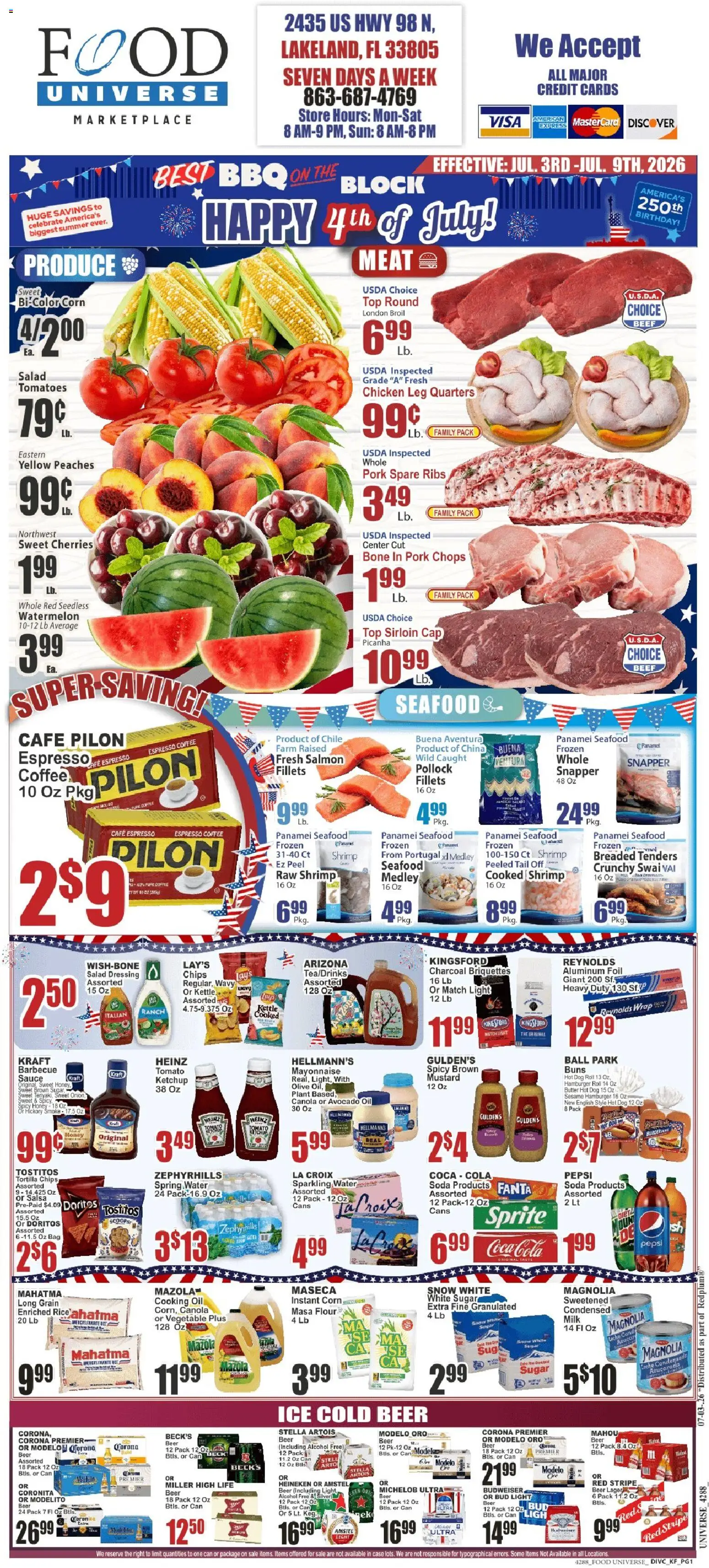Food Universe Weekly Ad from 07/03/2026 >> Flyer