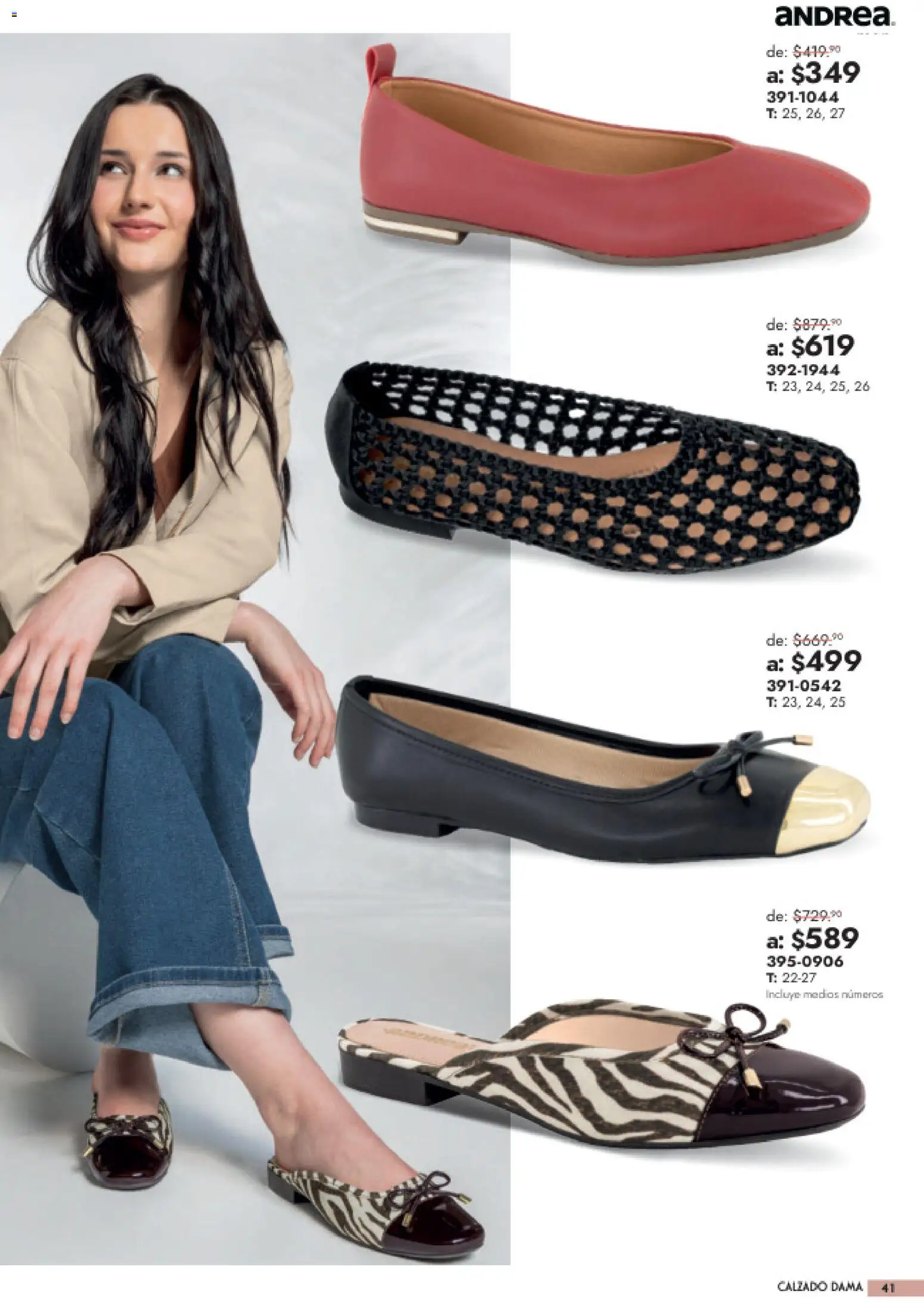 Vista previa las ofertas de la tienda Andrea - Andrea catálogo Outlet desde el 26/07/2026 
