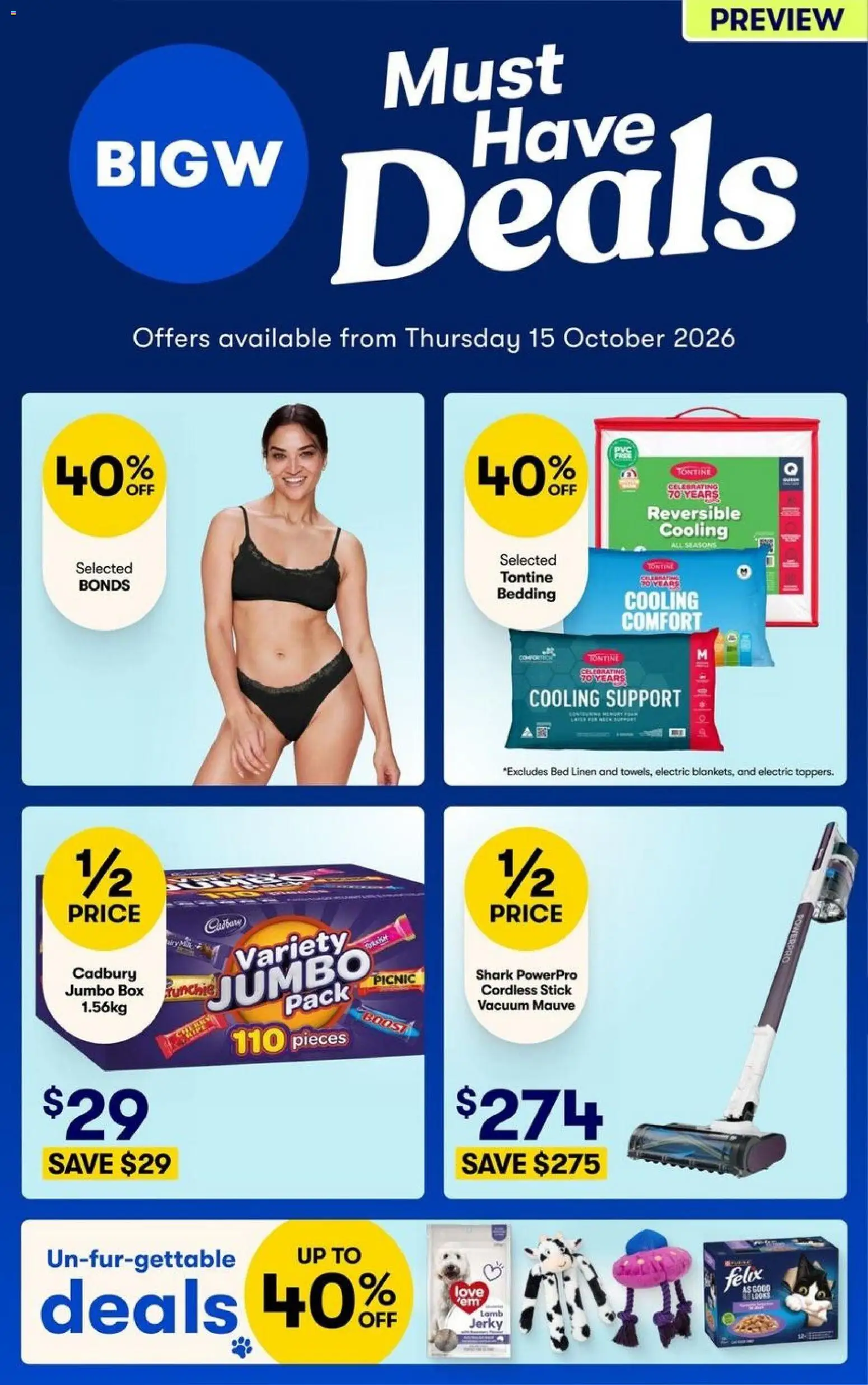 Preview of catalogue Big W catalogue from shop Big W valid 15/10/2026