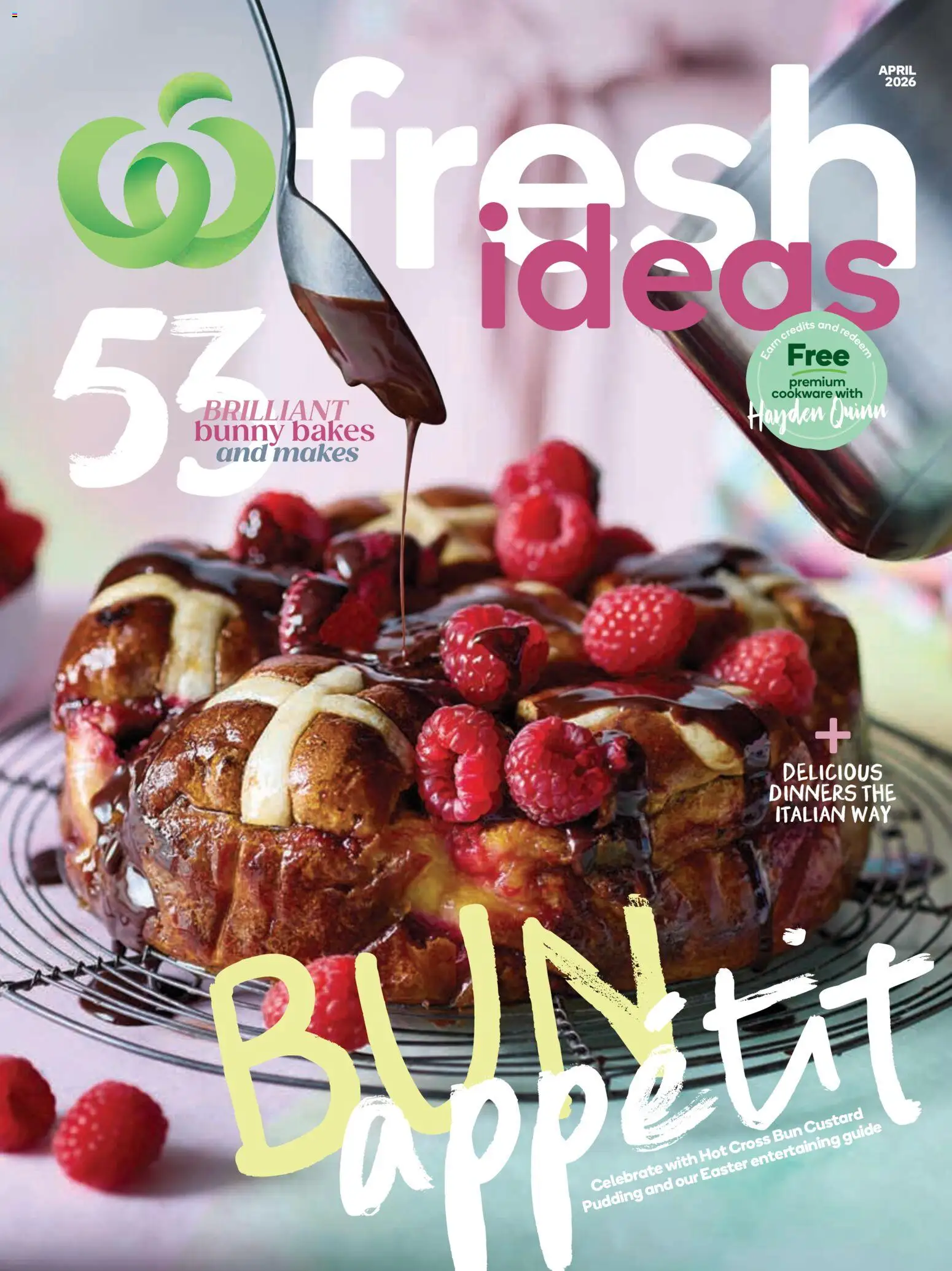 Preview of catalogue Fresh Ideas magazine from shop Woolworths valid 01/04/2026 - Cookware, Pudding