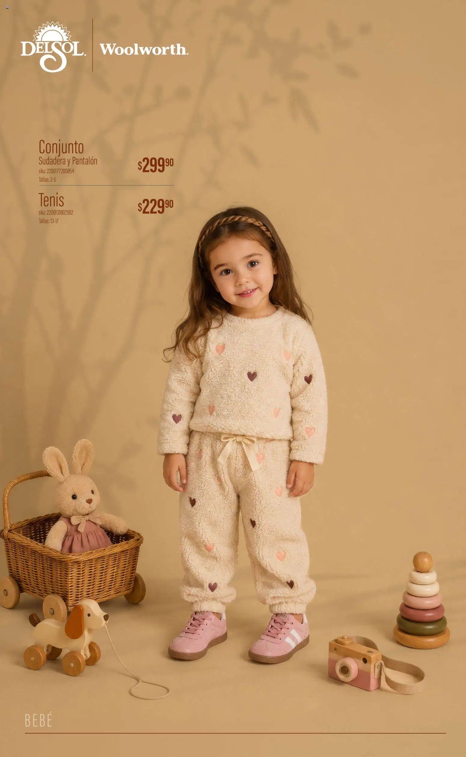 Vista previa las ofertas de la tienda Del Sol y Woolworth - Del Sol y Woolworth catálogo Luce el Otoño desde el 01/10/2026 - Tenis, Sudadera, Conjunto
