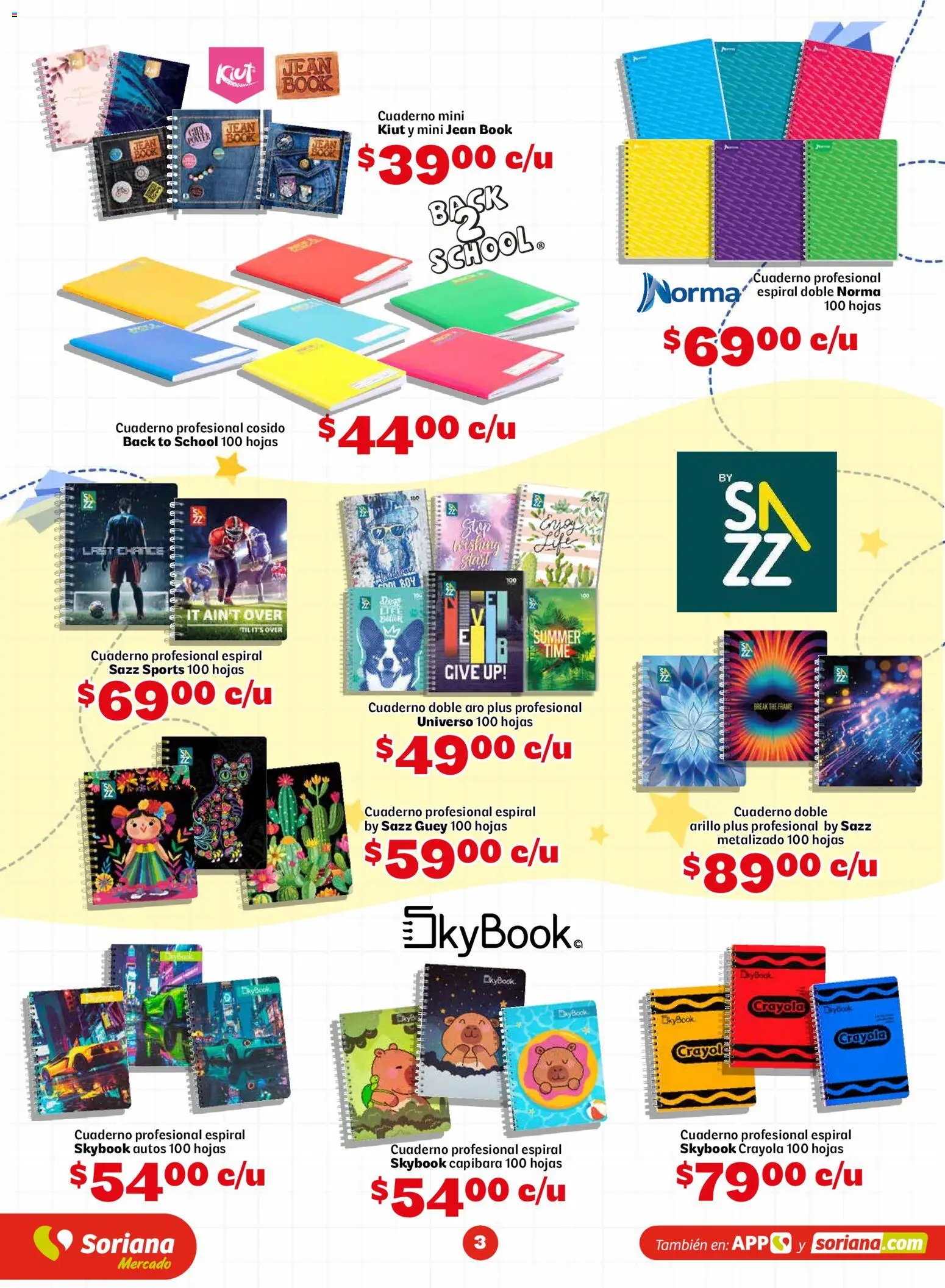 Vista previa las ofertas de la tienda Soriana - Soriana Más útiles más ahorro Mercado Nacional desde el 13/08/2026 