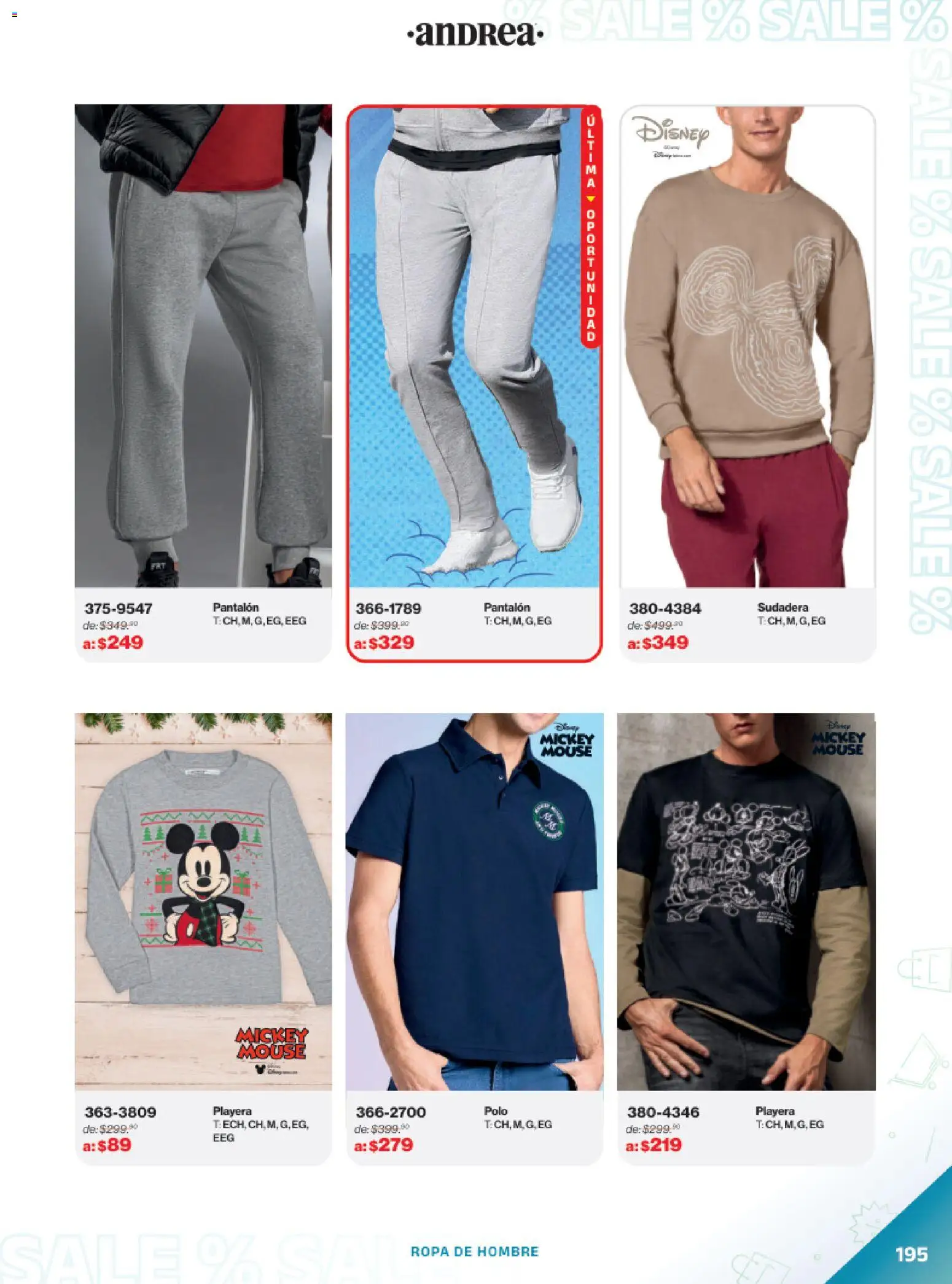 Vista previa las ofertas de la tienda Andrea - Catálogo Outlet desde el 21/12/2025 - Playera, Ropa, Sudadera, Mouse