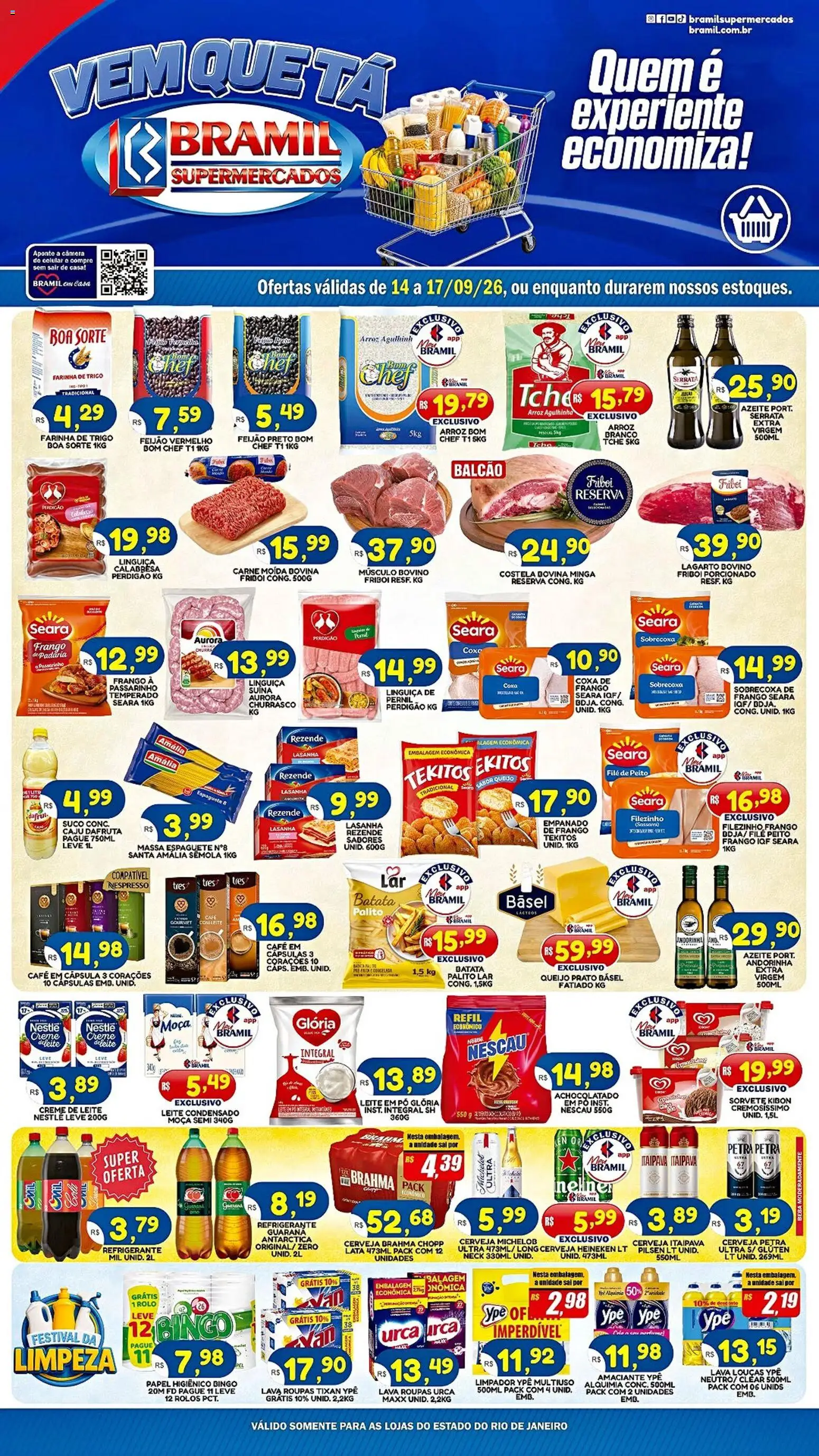 Ofertas Bramil Supermercados até 17/09/2026. - Página 1