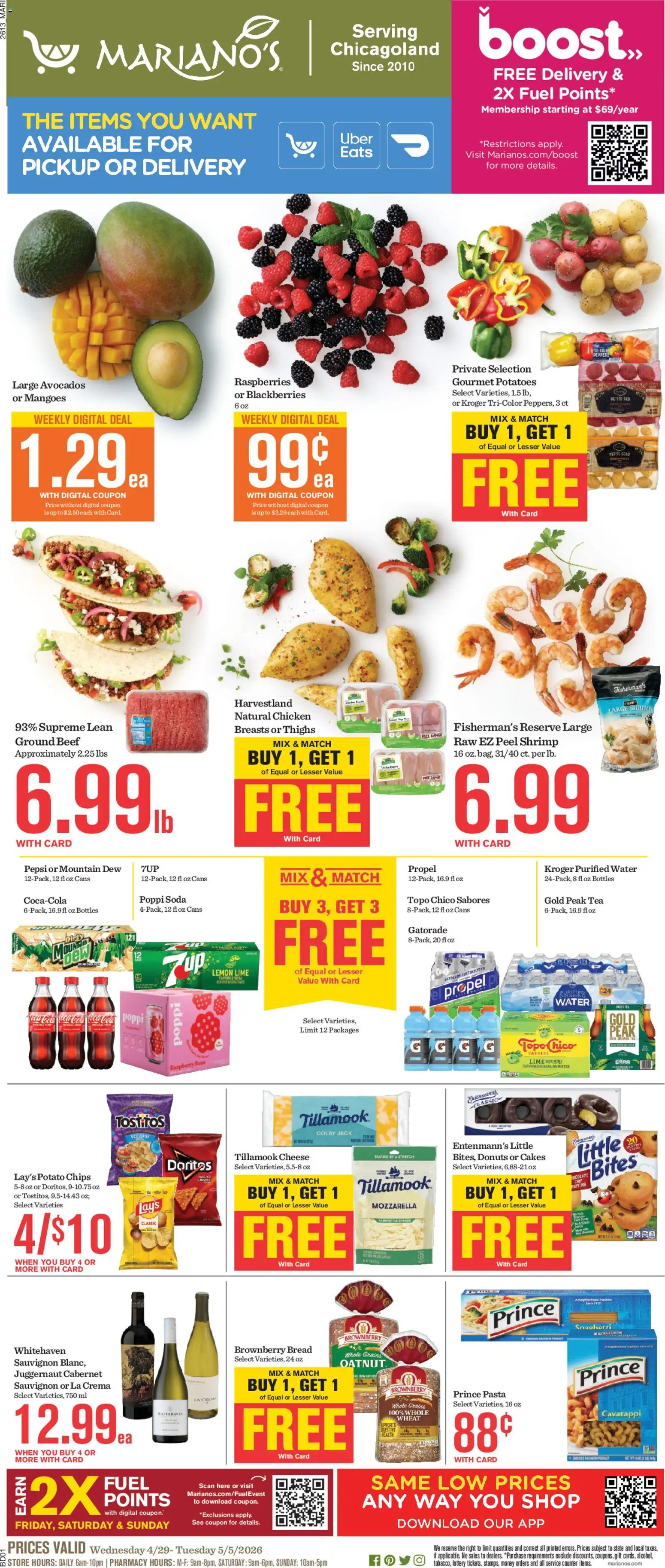 Ad Preview of Mariano's Mariano's Weekly Ad from 04/29/2026