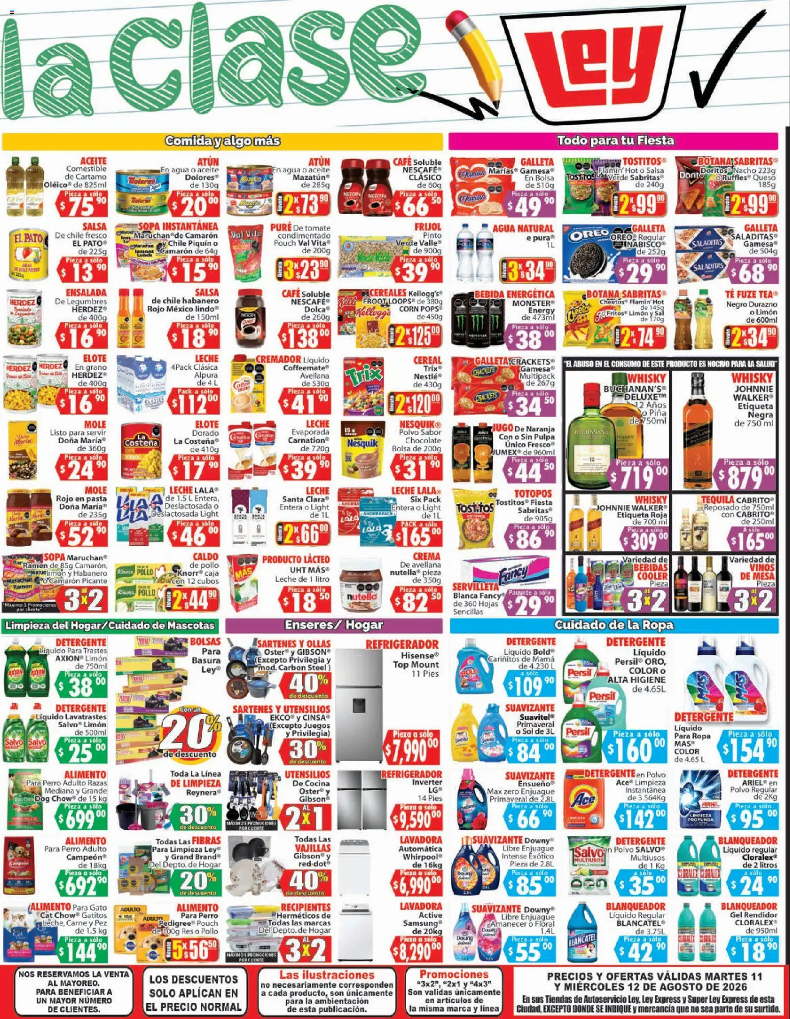 Vista previa las ofertas de la tienda Casa Ley - Casa Ley folleto Autoservicio desde el 11/08/2026 