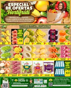 Pré-Visualização do folheto "Supermercado Padrão ofertas Hortifruti" da loja Supermercado Padrão válido a partir de 04/08/2026