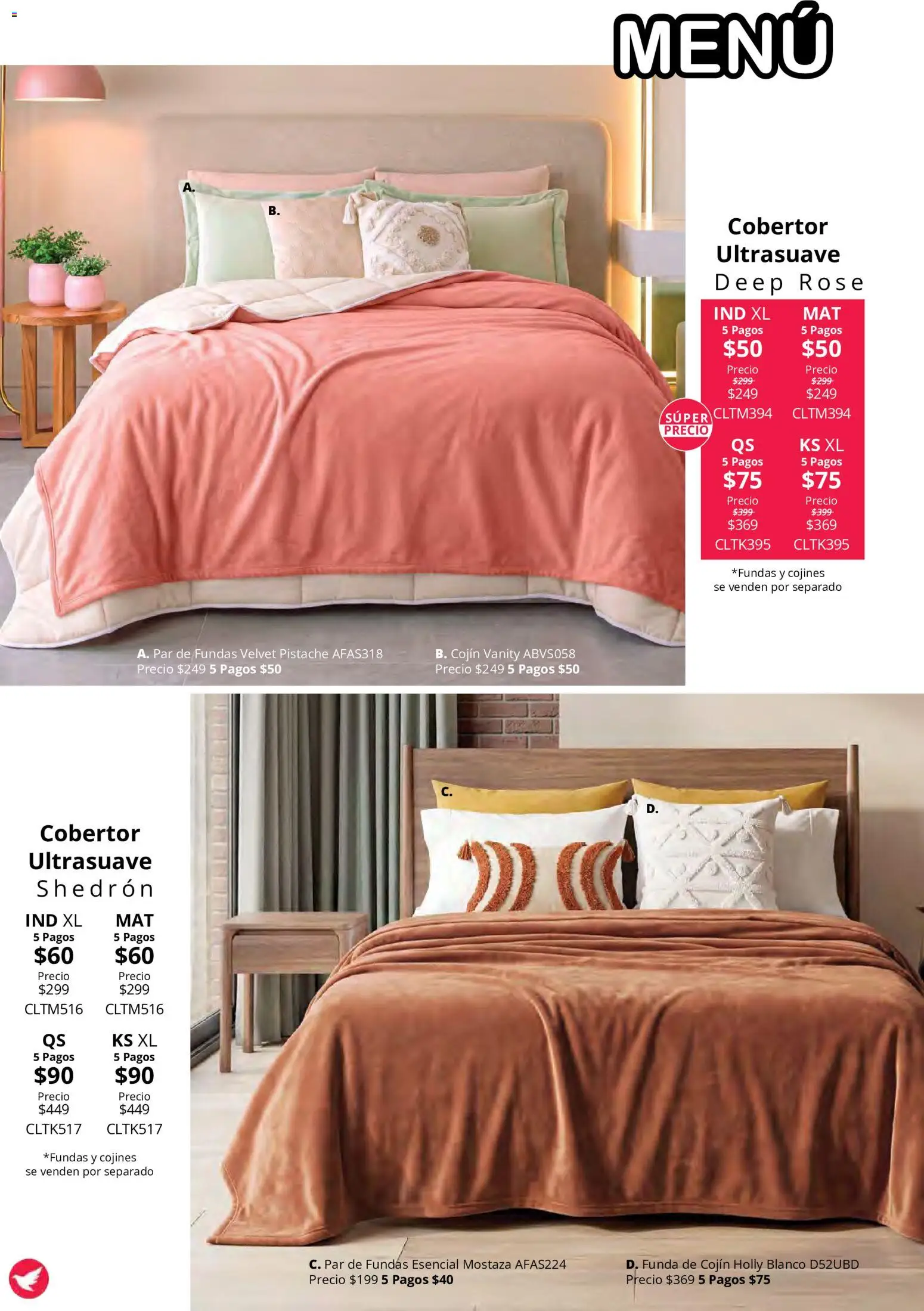 Vista previa las ofertas de la tienda Colchas Concord - Colchas Concord catálogo Colección Cobertor Calor de Hogar desde el 15/10/2026 