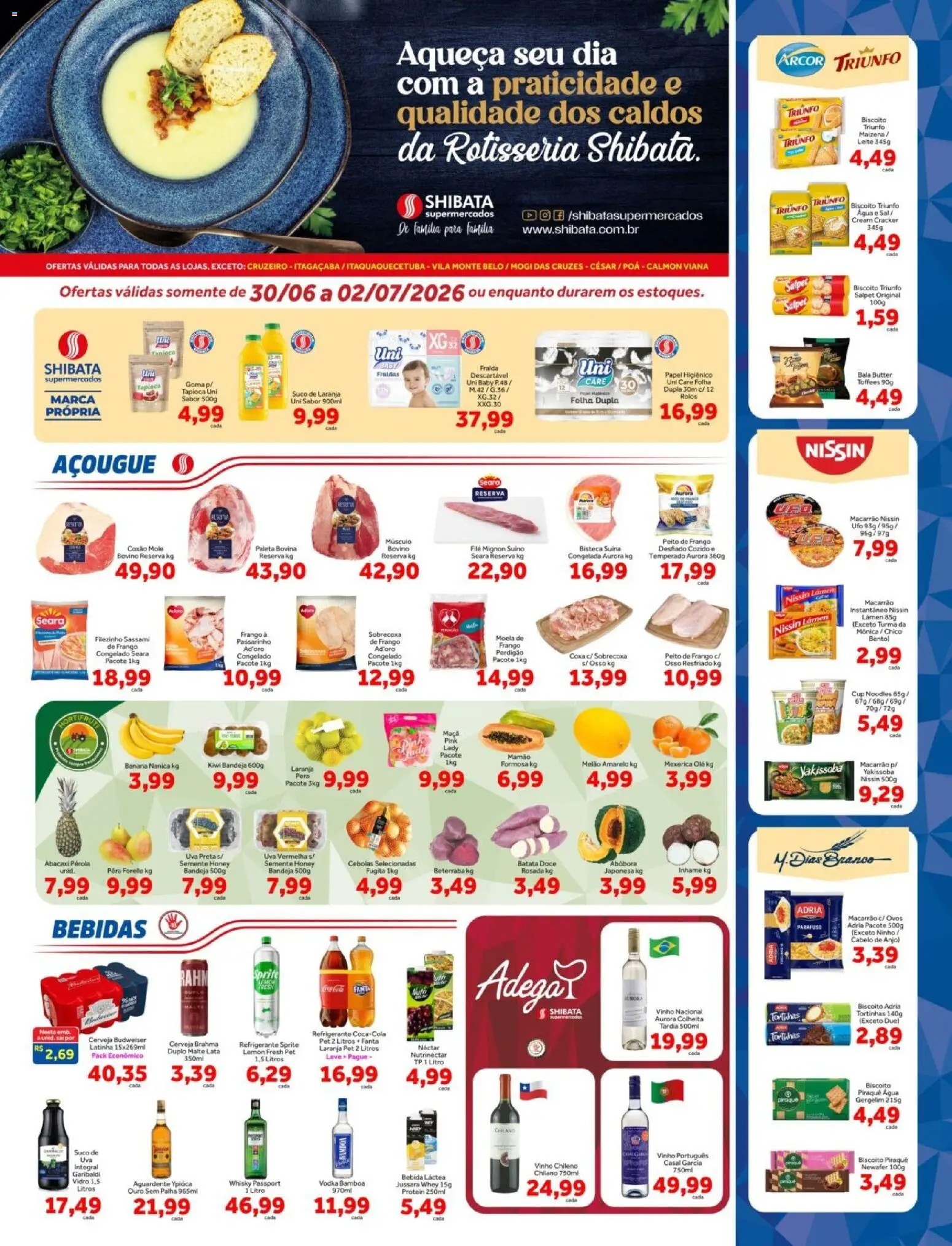 Pré-Visualização do folheto "Shibata - Ofertas da semana" da loja Shibata válido a partir de 30/06/2026