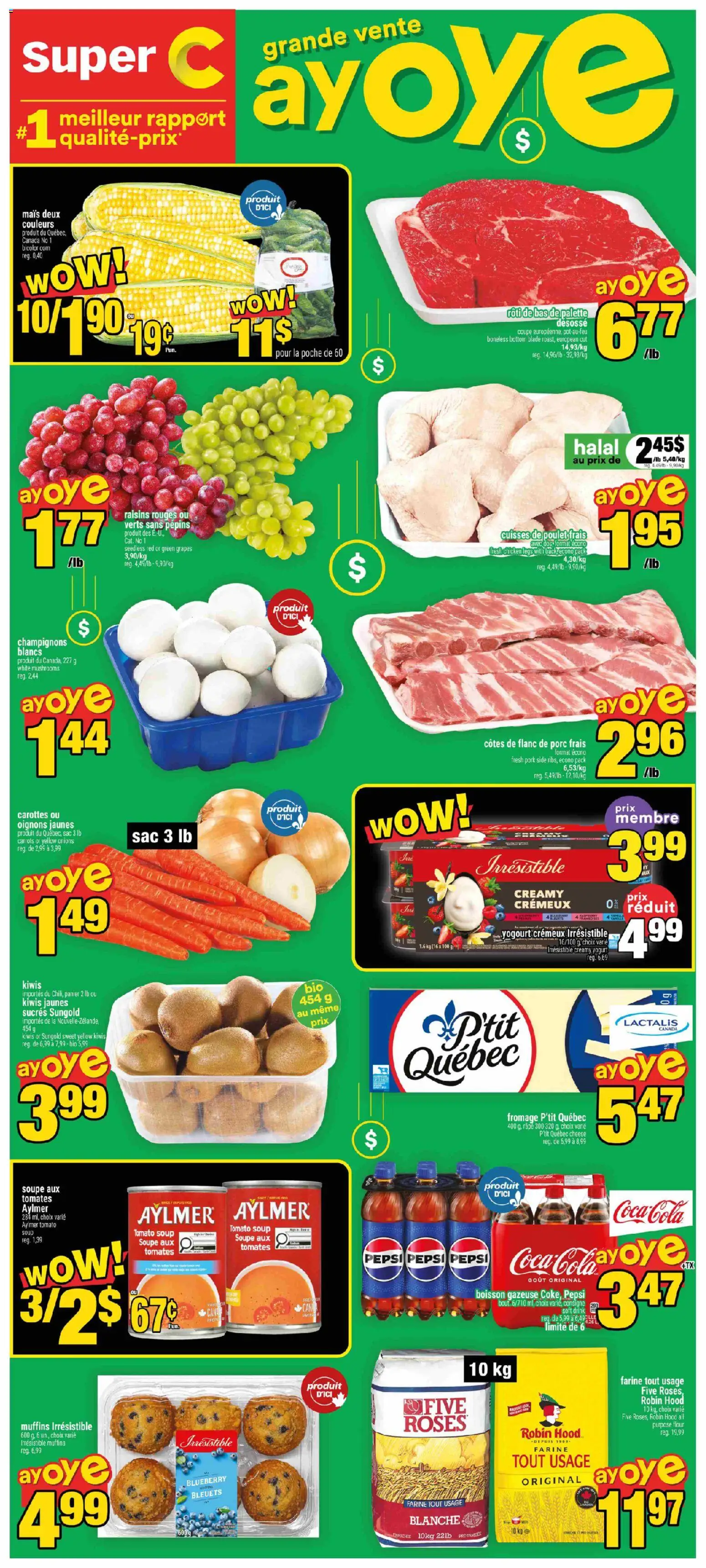 Preview of leaflet Super C weekly flyer / circulaire from shop Super C is valid from Aug 20, 2026