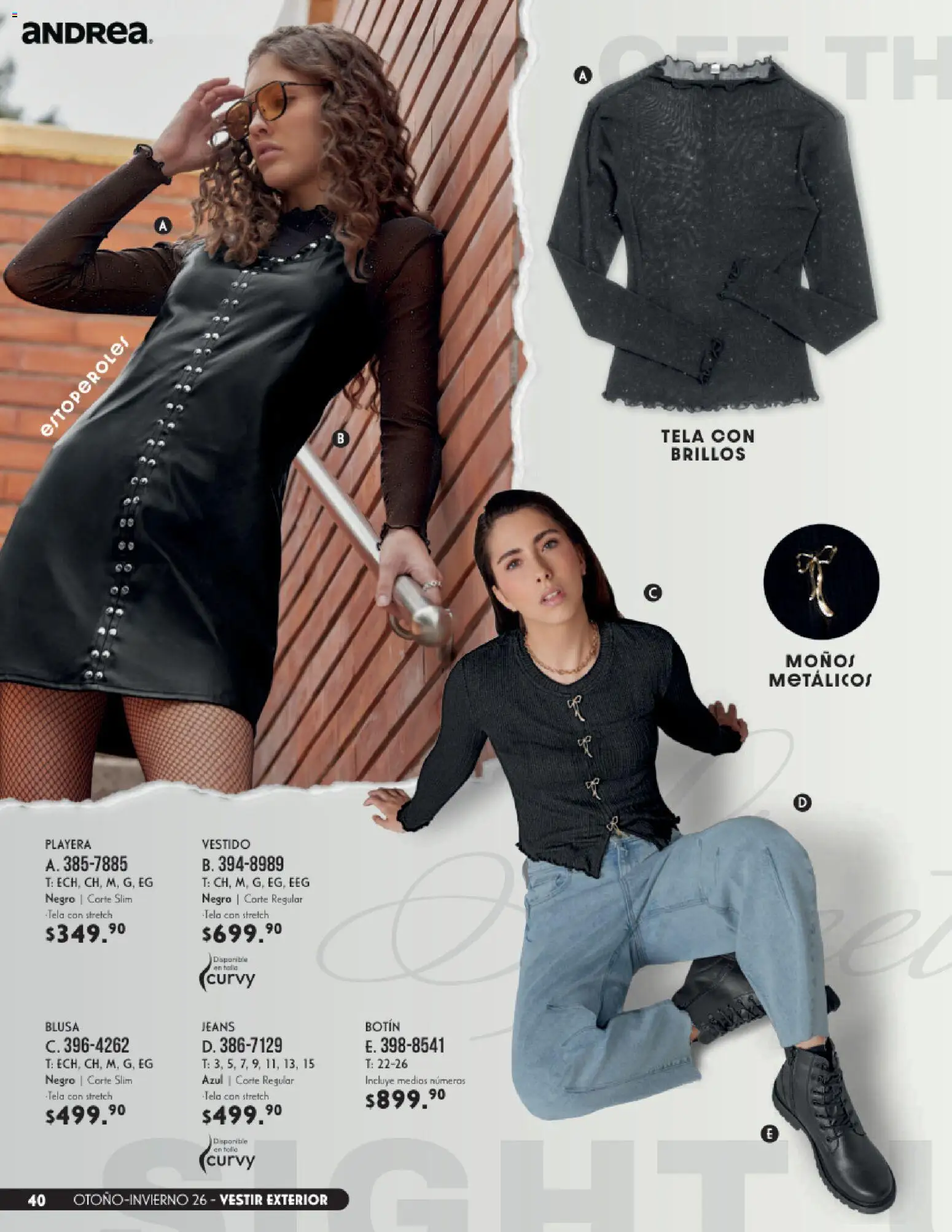Vista previa las ofertas de la tienda Andrea - Andrea catálogo Vestir desde el 23/08/2026 