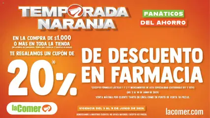 Vista previa las ofertas de la tienda La Comer - La Comer folleto desde el 03/06/2026 