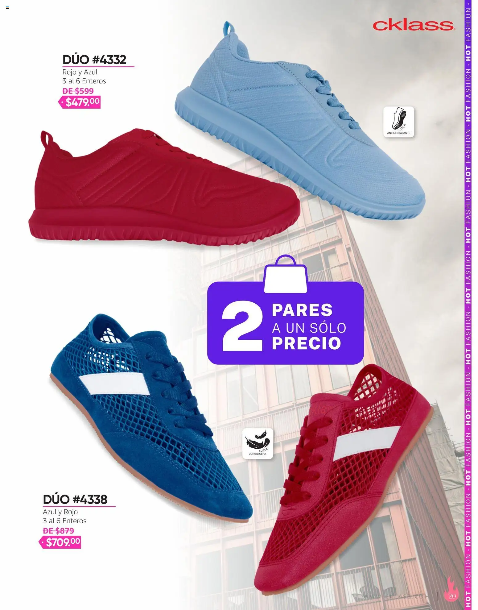Vista previa las ofertas de la tienda Cklass - Cklass catálogo Hot Fashion Calzado desde el 03/08/2026 