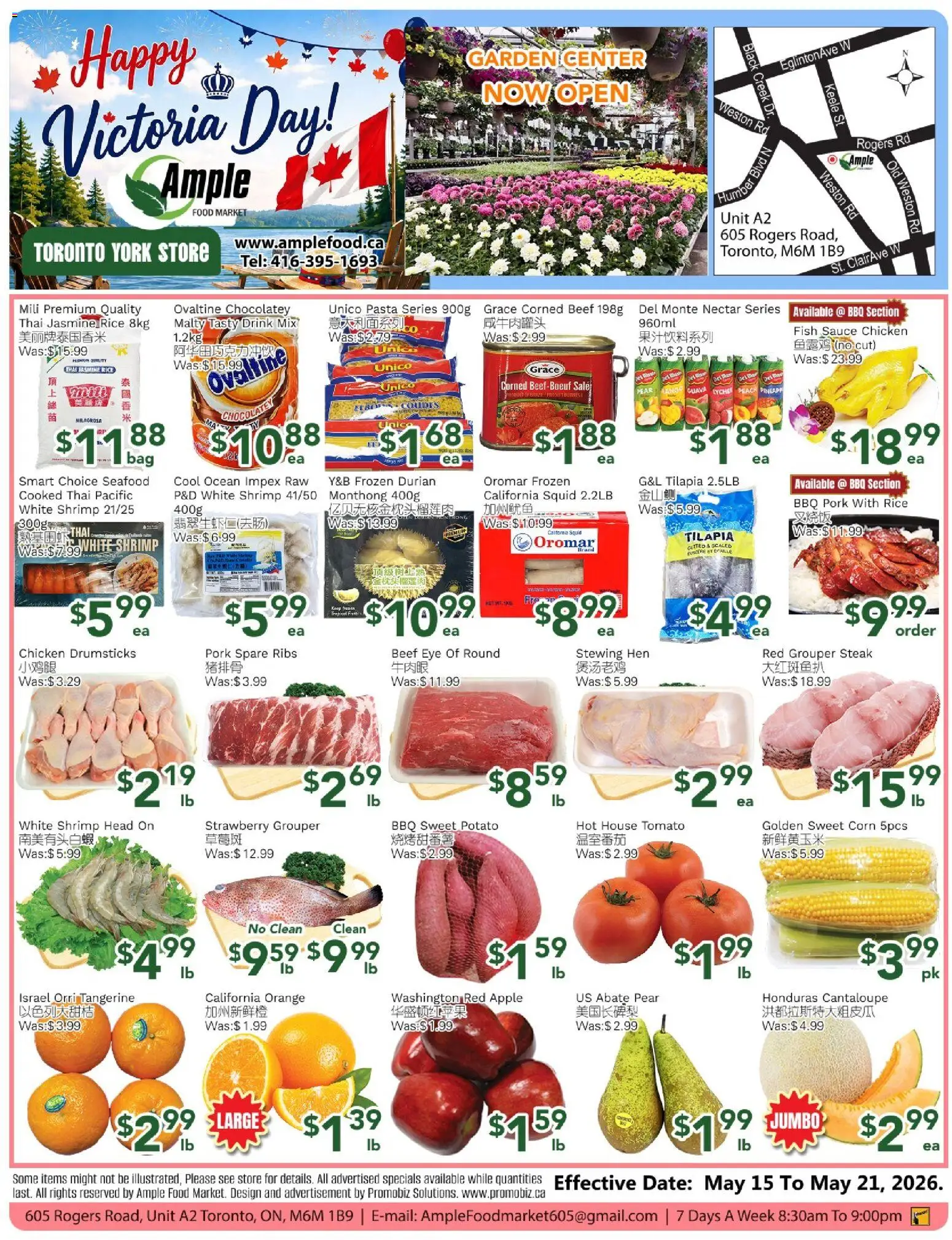 Preview of leaflet Ample Food Market weekly flyer Toronto York from shop Ample Food Market is valid from May 15, 2026