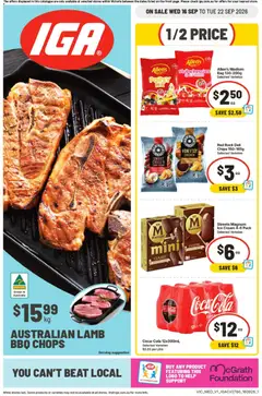 Preview of catalogue IGA catalogue Coburg from shop IGA valid 16/09/2026