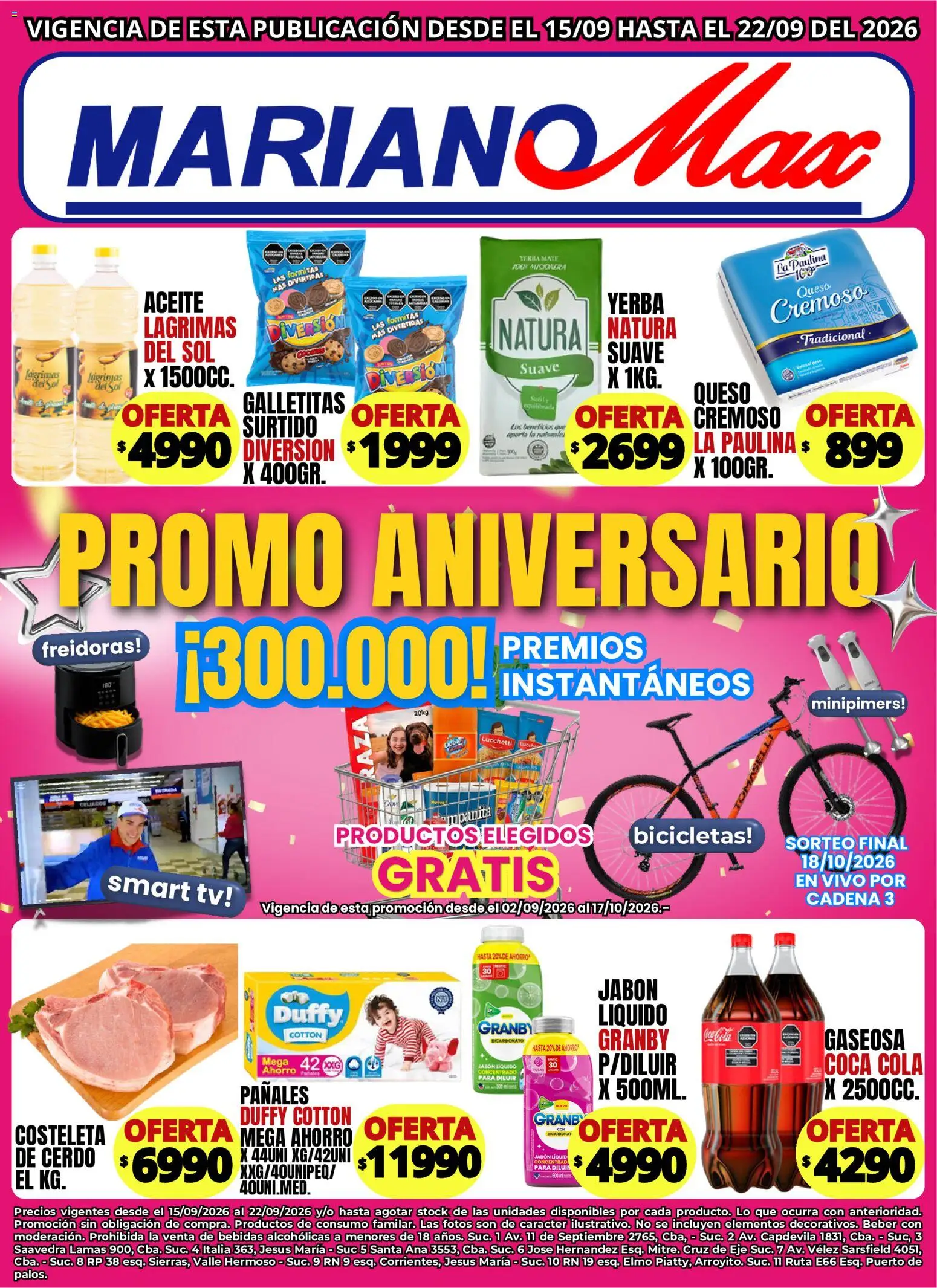 Vista previa del folleto de la tienda Mariano Max válido desde el 15/09/2026 
