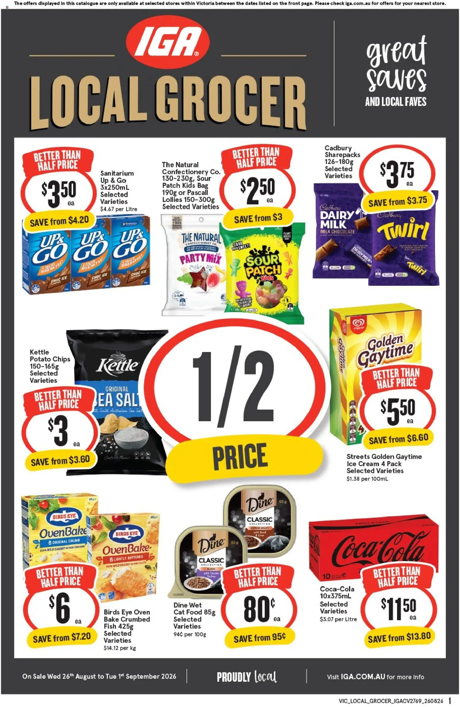 Preview of catalogue IGA Local Grocer Abbotsford from shop IGA valid 26/08/2026