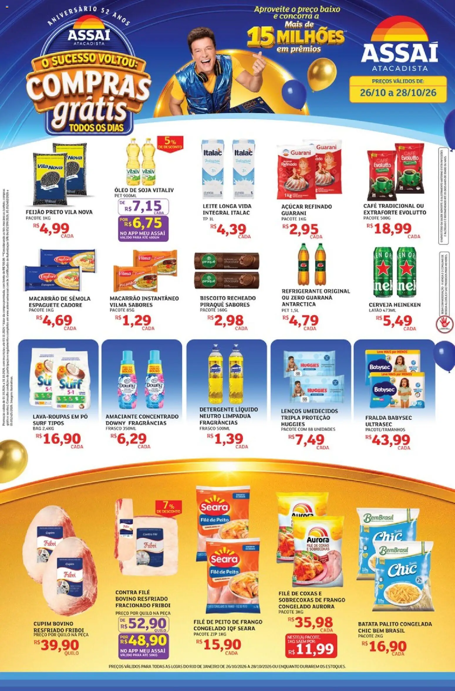 Pré-Visualização do folheto "Assaí Atacadista ofertas - RJ" da loja Assaí Atacadista válido a partir de 26/10/2026