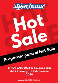 Vista previa las ofertas de la tienda Dportenis - Dportenis Hot Sale aviso desde el 07/05/2026 