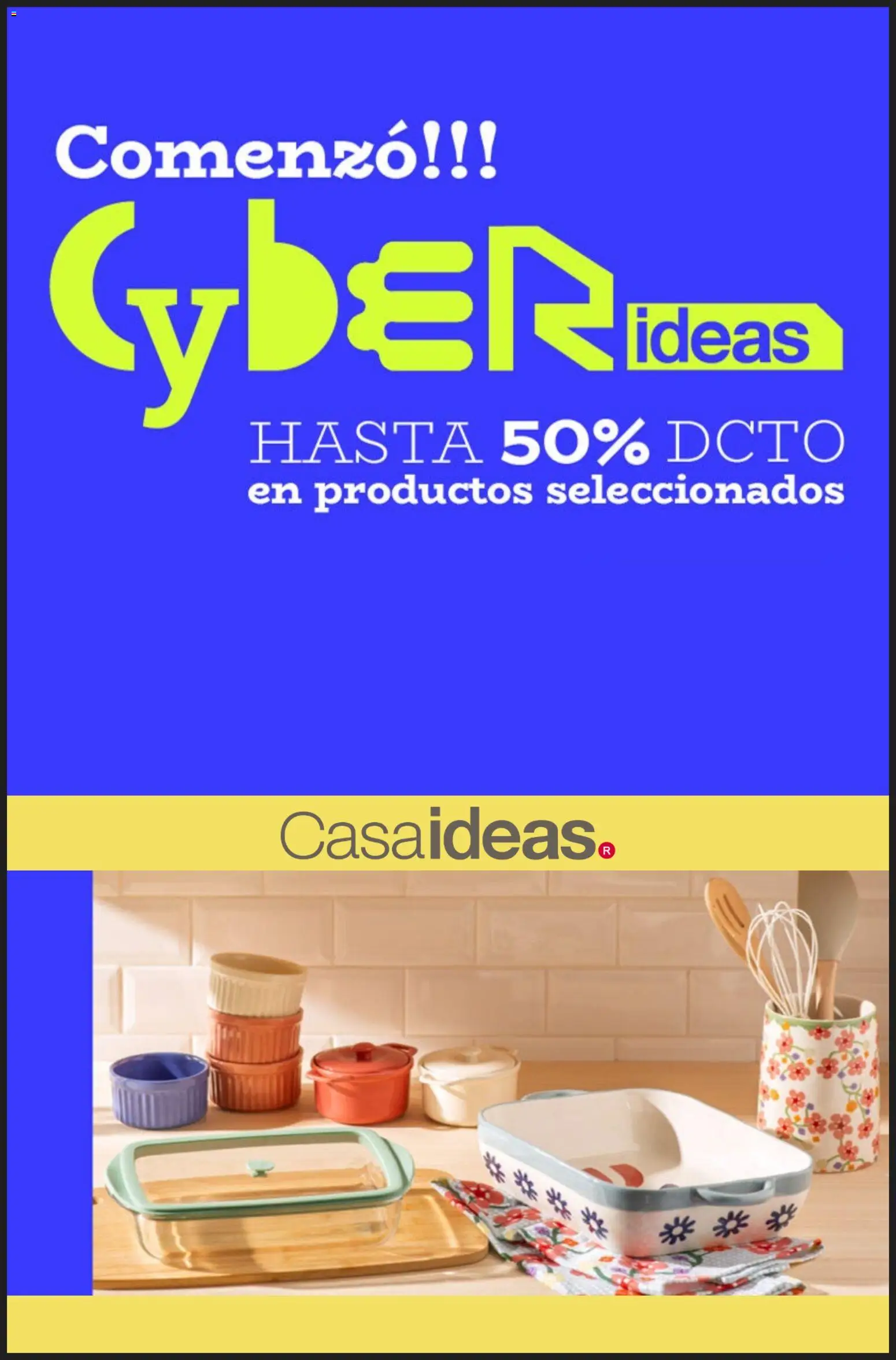 Folleto de la tienda Casaideas válido desde el 31.05.2026 