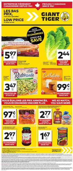 Un aperçu du dépliant Giant Tiger circulaire du magasin Giant Tiger est valide à partir 5 août 2026