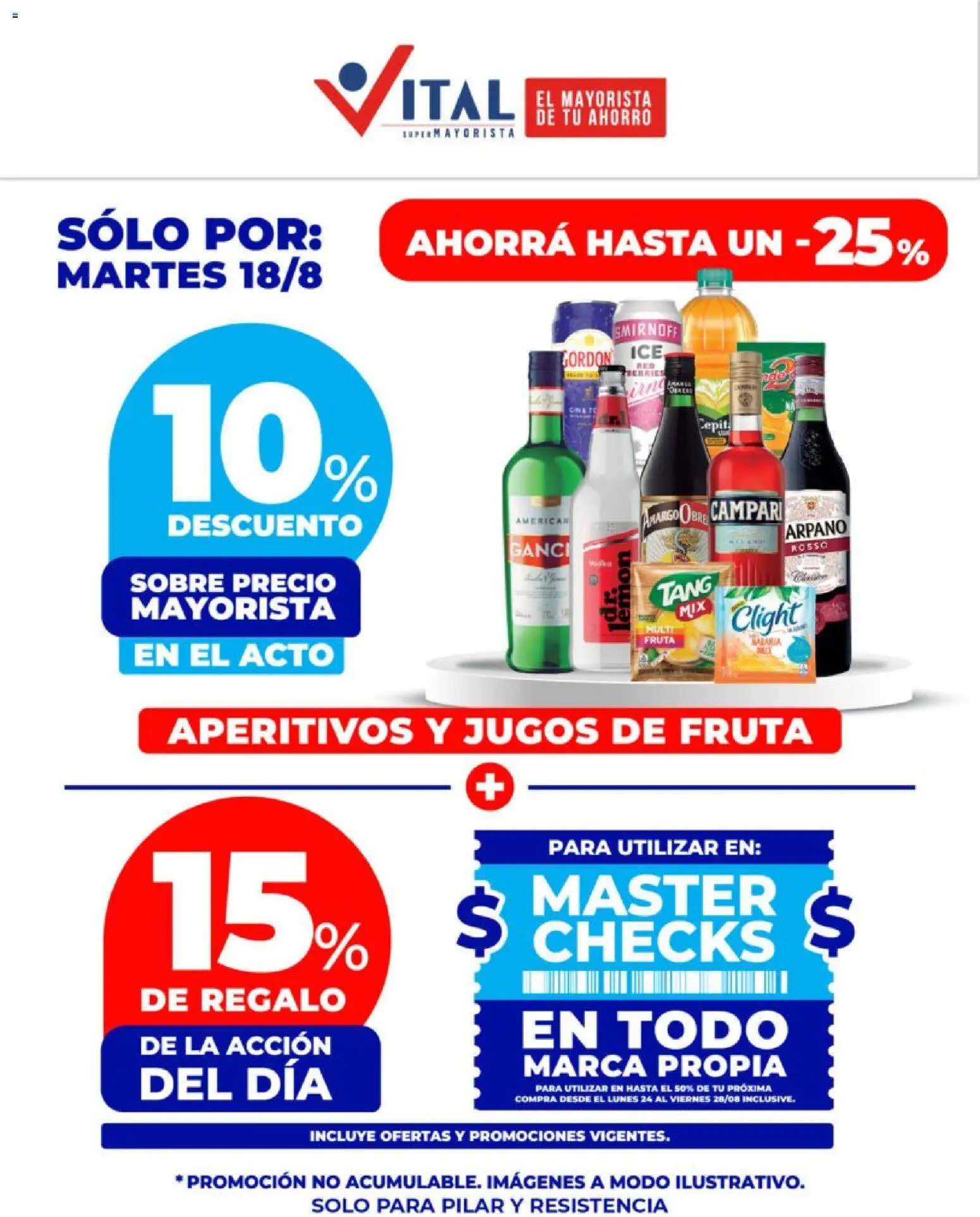 Vista previa del folleto de la tienda Vital válido desde el 17/08/2026 - Fruta, Campari, Sobre