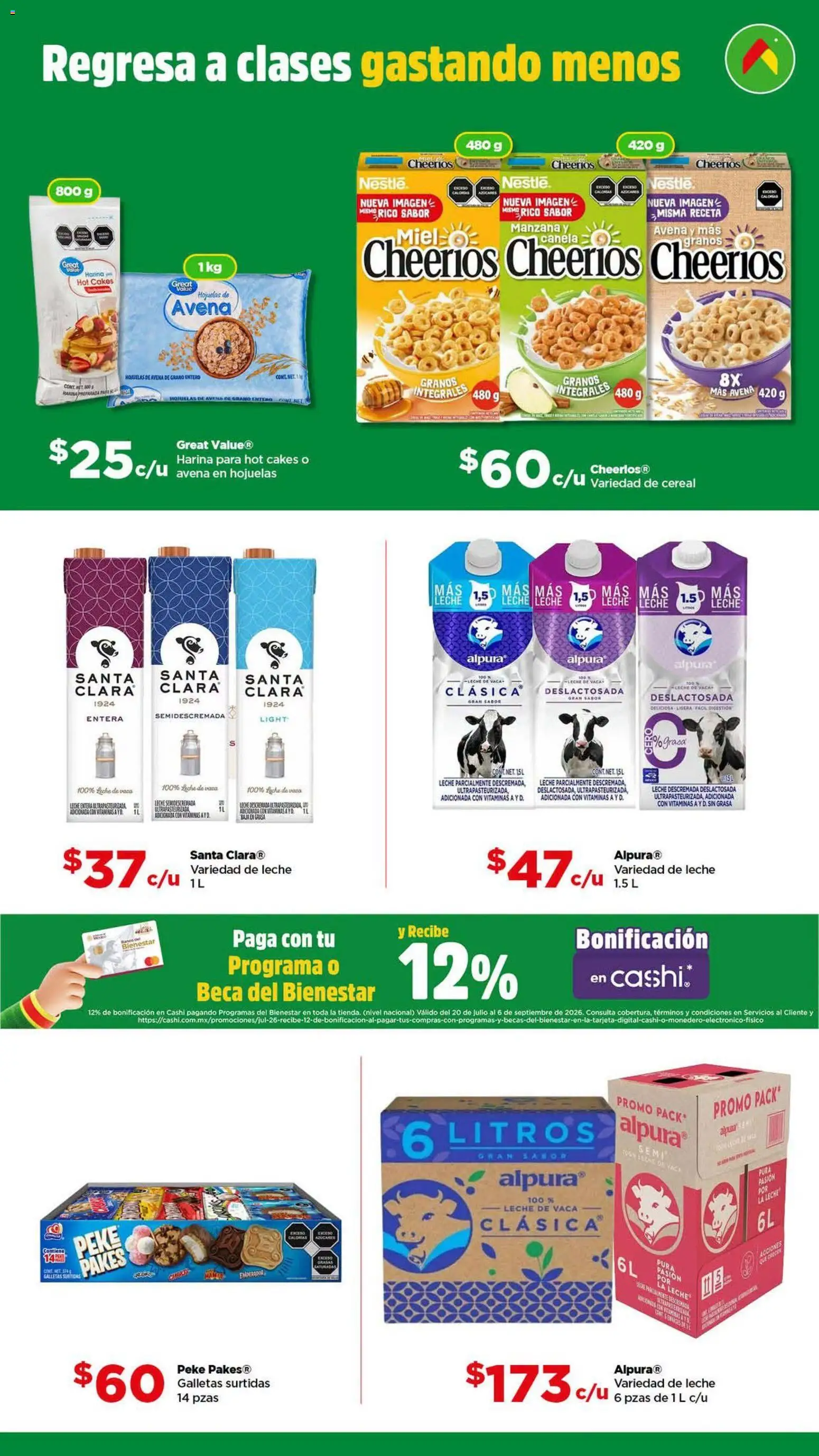 Vista previa las ofertas de la tienda Bodega Aurrerá - Bodega Aurrerá folleto Llena tu lonchera desde el 07/08/2026 