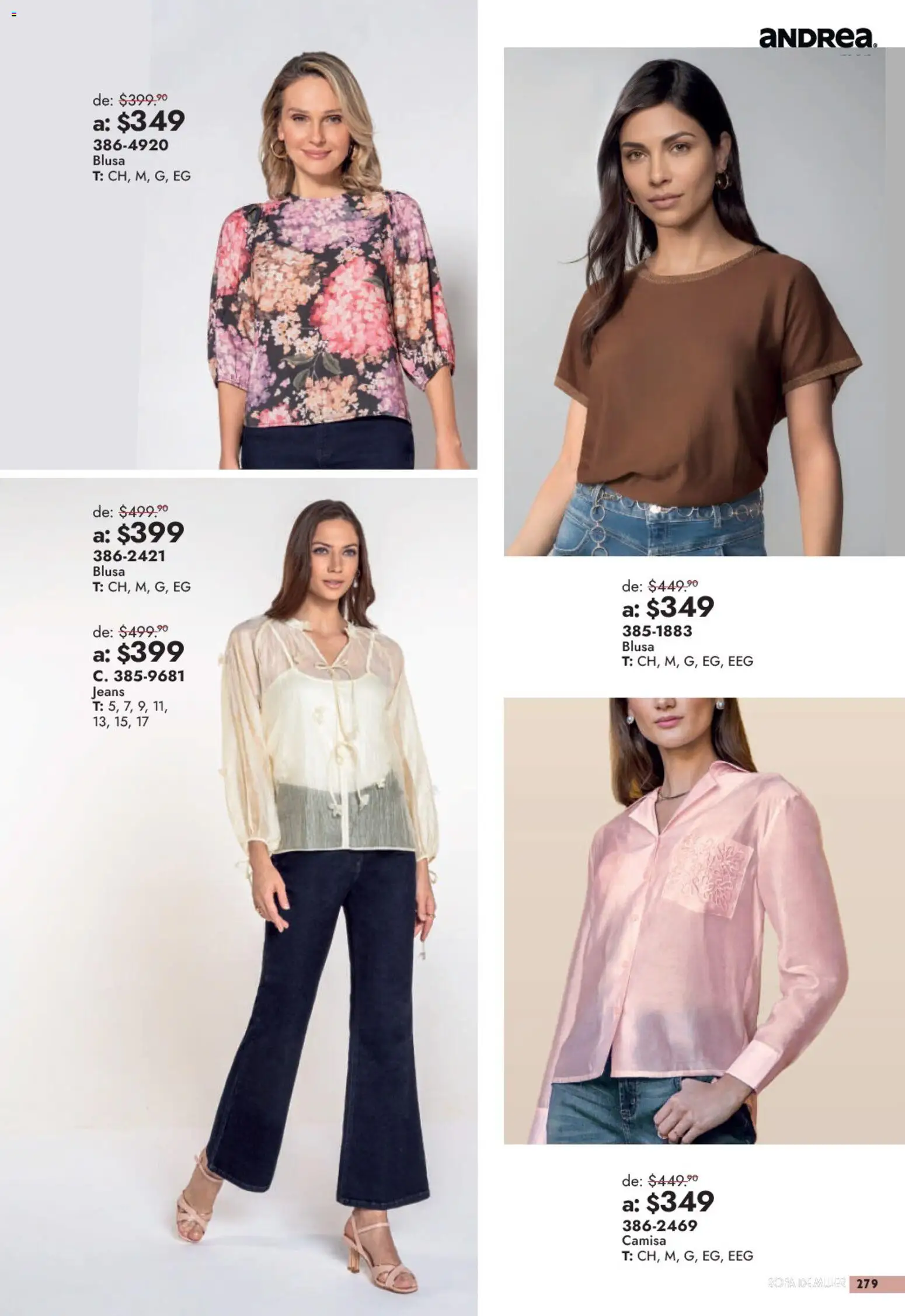 Vista previa las ofertas de la tienda Andrea - Andrea catálogo Outlet desde el 13/09/2026 